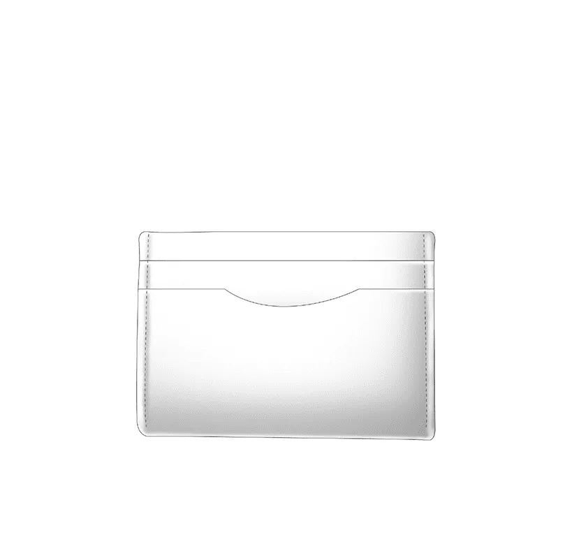 Dessine Moi Un Soulier porte-cartes cuir à personnaliser