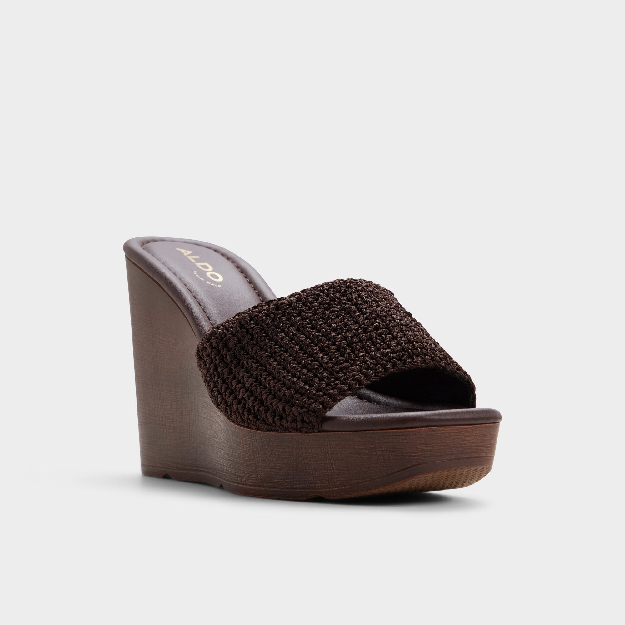 ALDO Grounded compensées marron