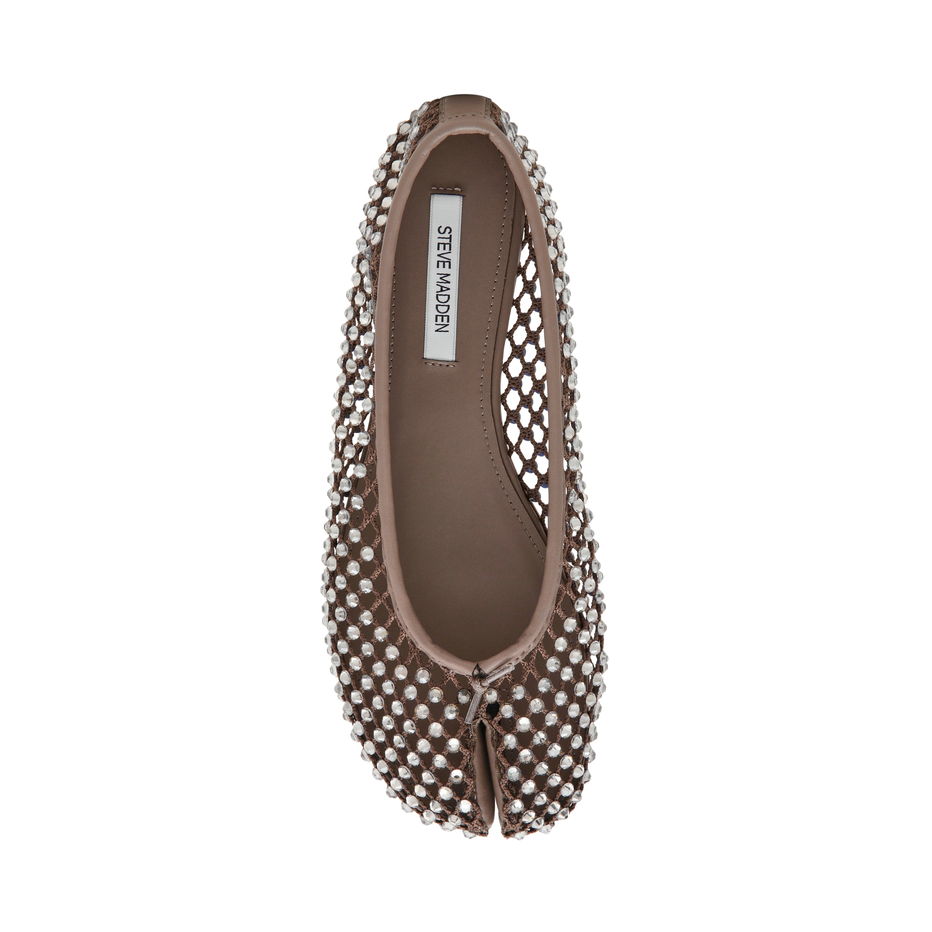 Steve Madden Calico-Meshr ballerine taupe tissu