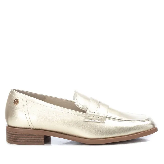 Carmela 16113105 mocassin cuir dore classique