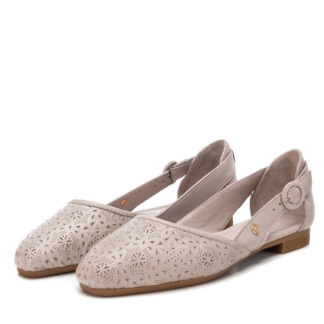 Carmela 16158407 ballerines cuir marron plates