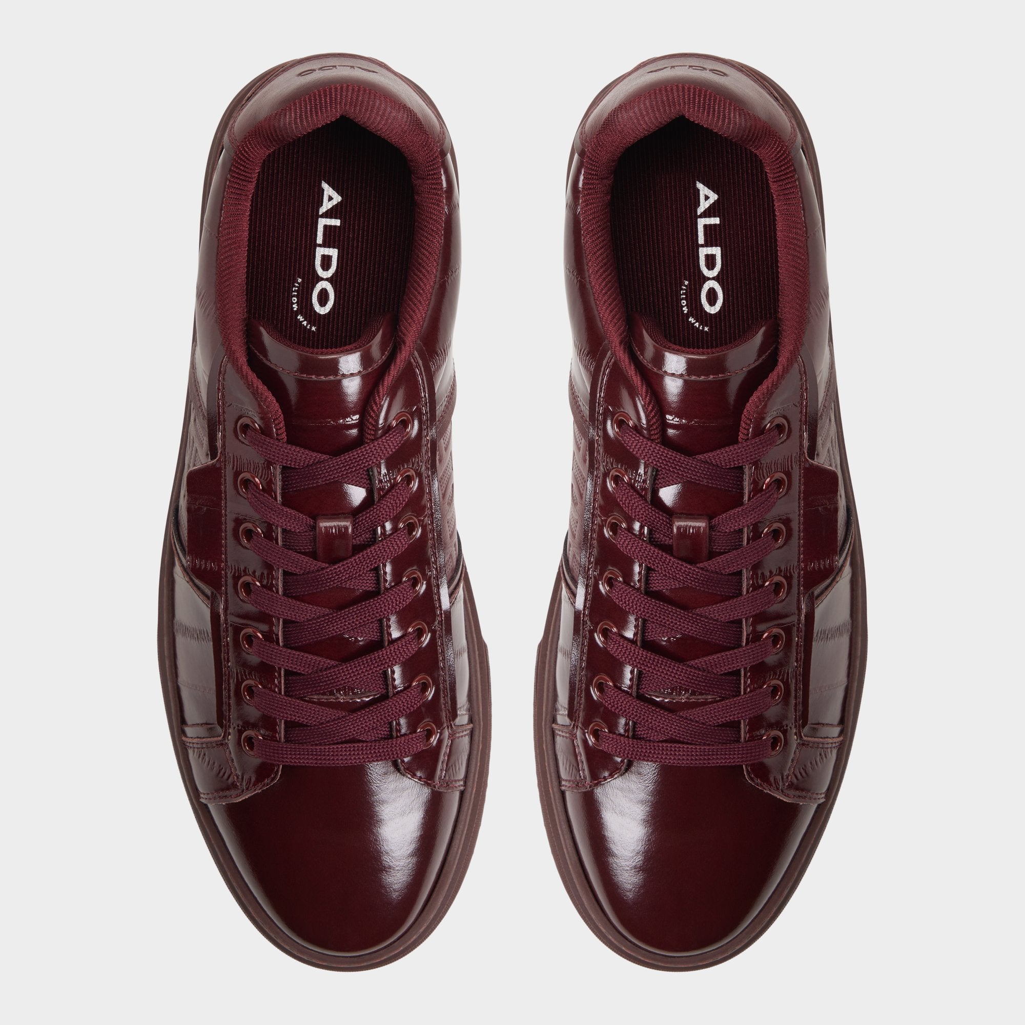 ALDO Courtline baskets basses rouges homme confort