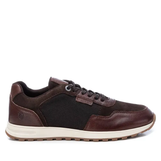 Carmela 16103901 baskets homme daim marron plates