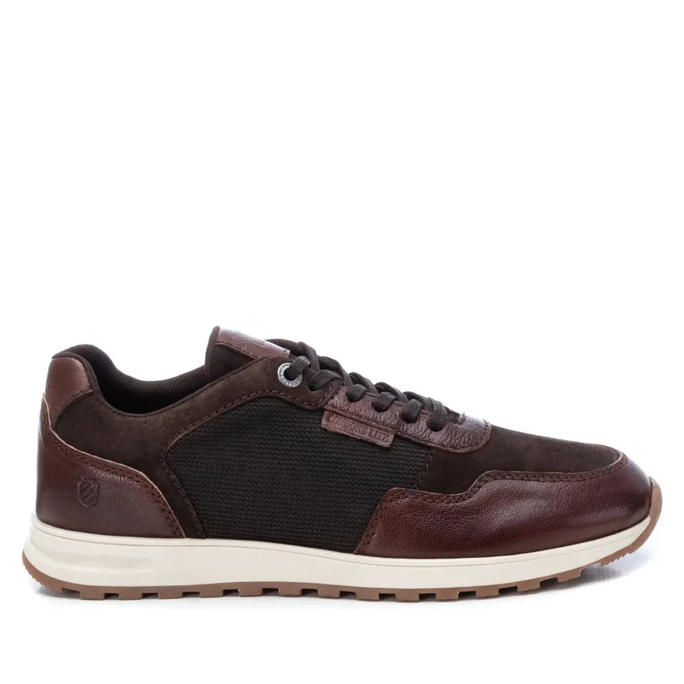 Carmela 16103901 baskets homme daim marron plates