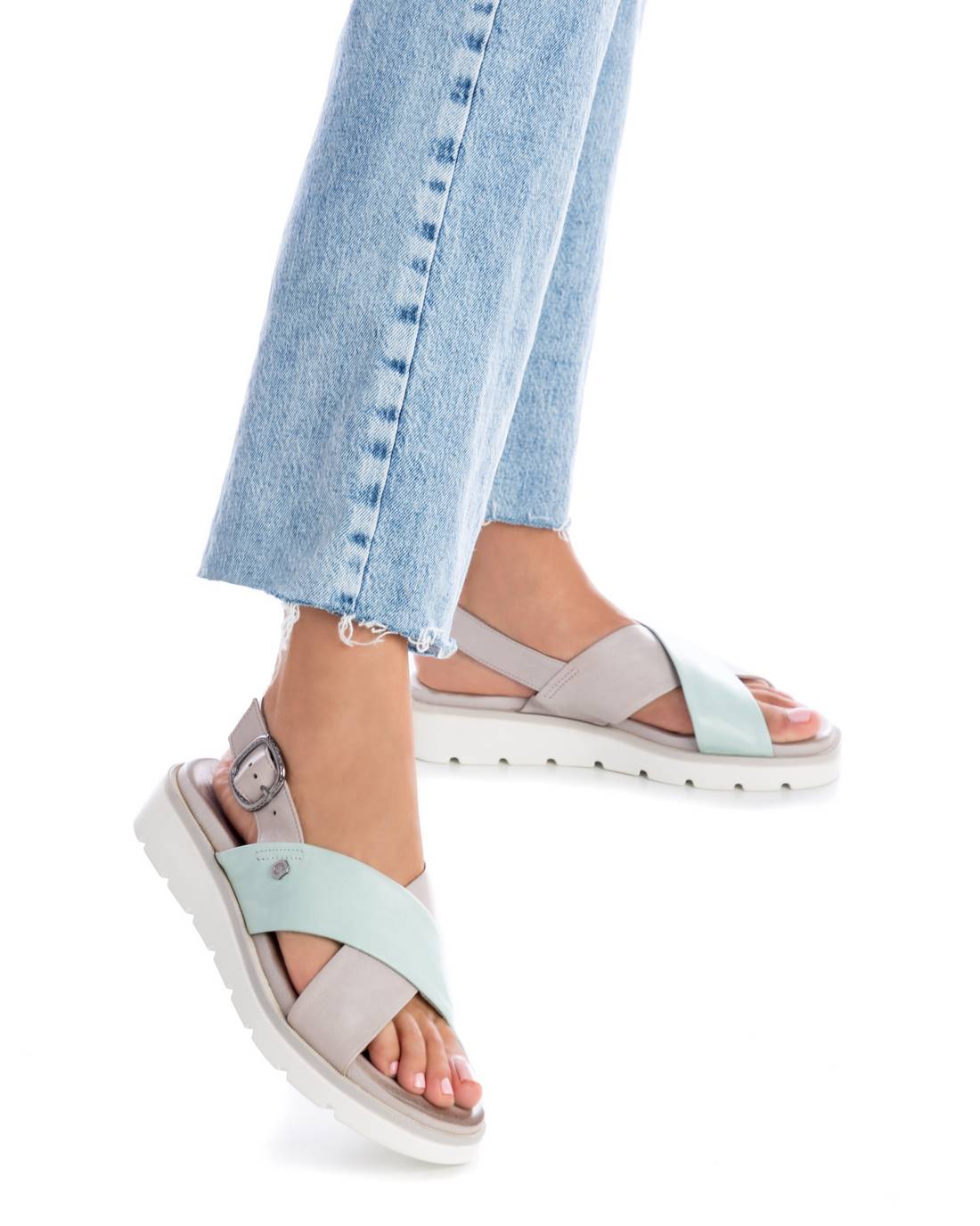 Carmela 160758 16075806 sandales cuir blanc