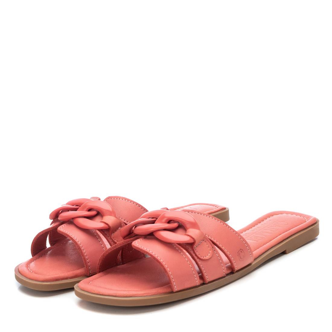 Carmela 16054311 sandales cuir rouge plates