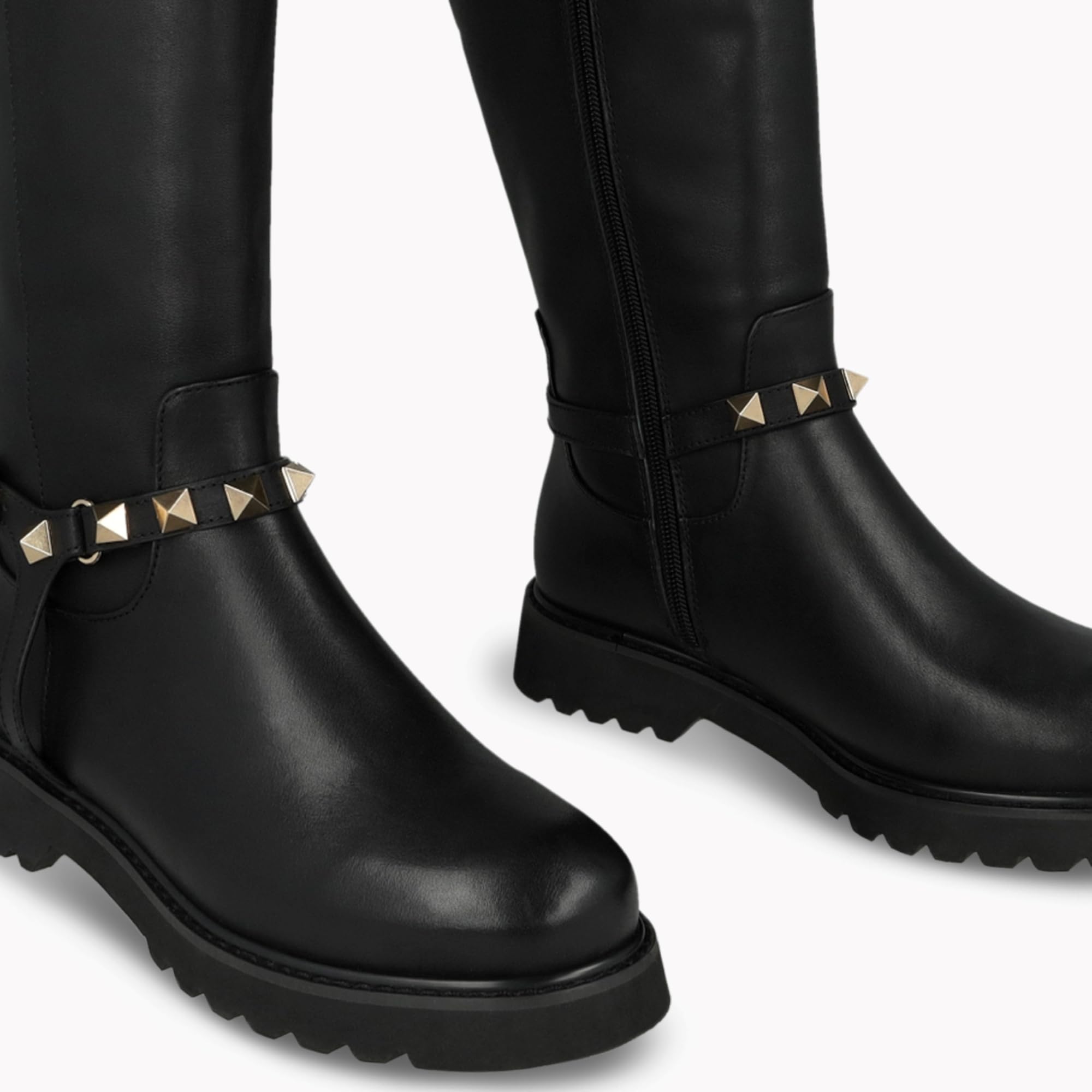 LODI A-MAD5660 bottes cuir noires à talon