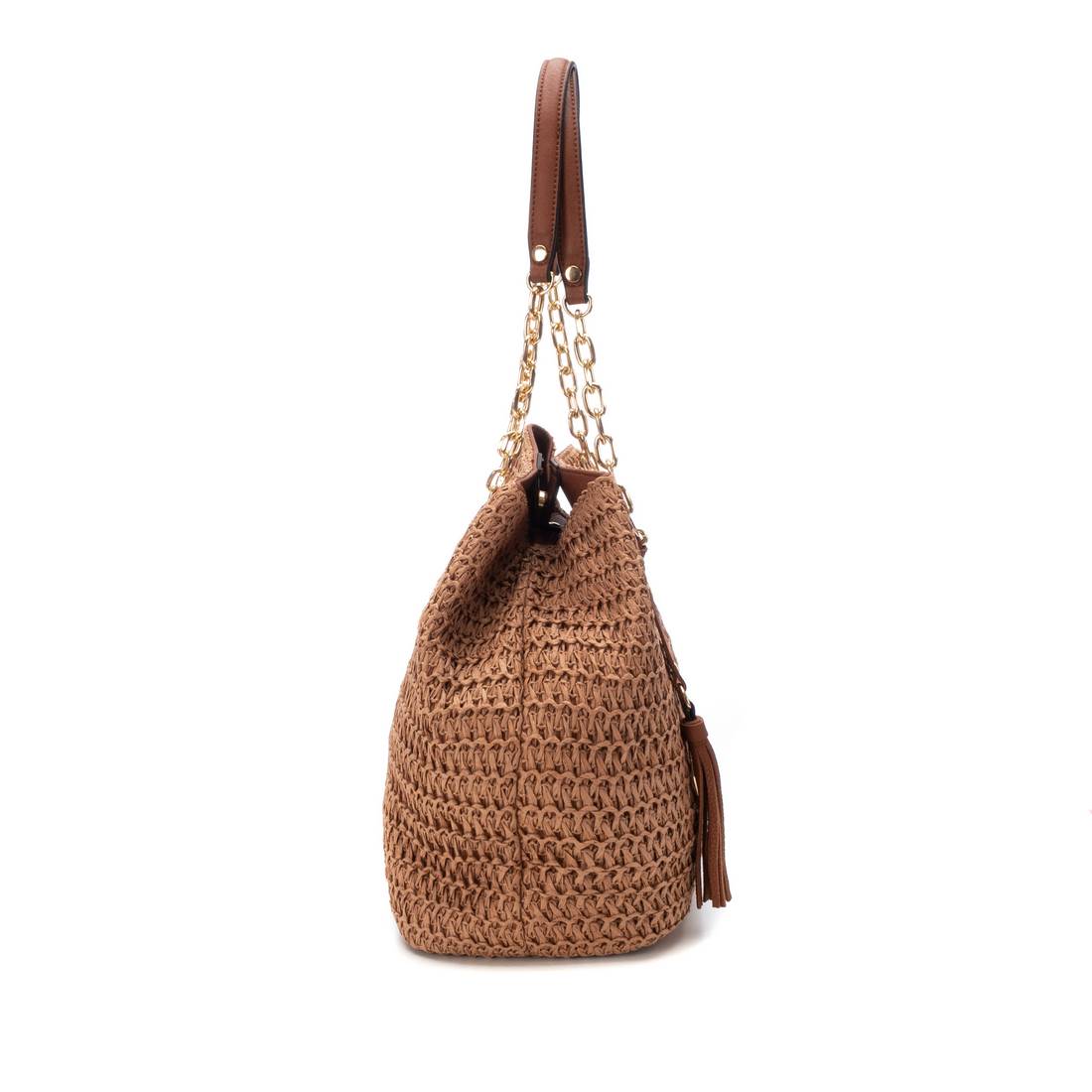 Carmela 18608604 sac épaule raphia marron