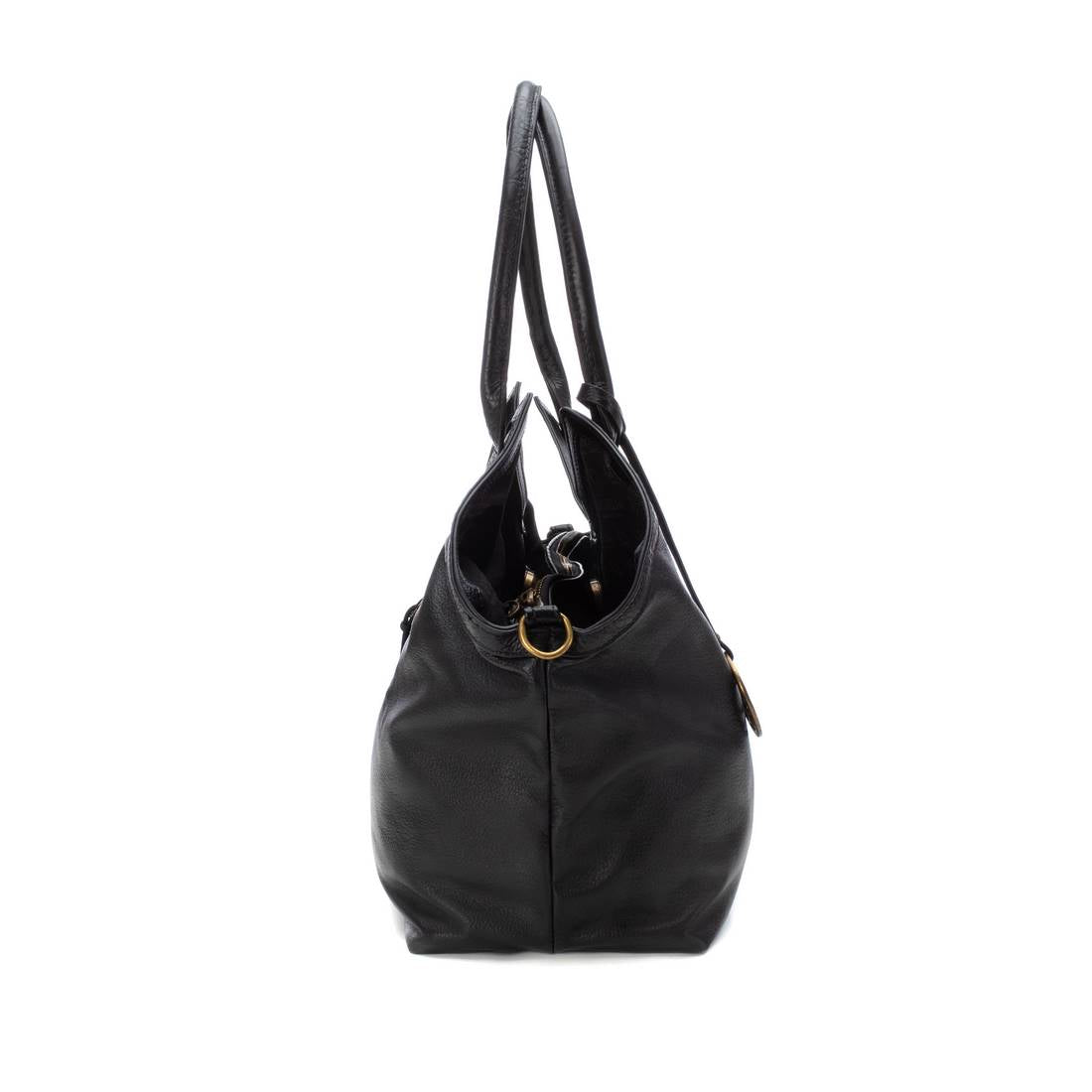 Carmela 18606901 sac noir cuir grand 43 cm