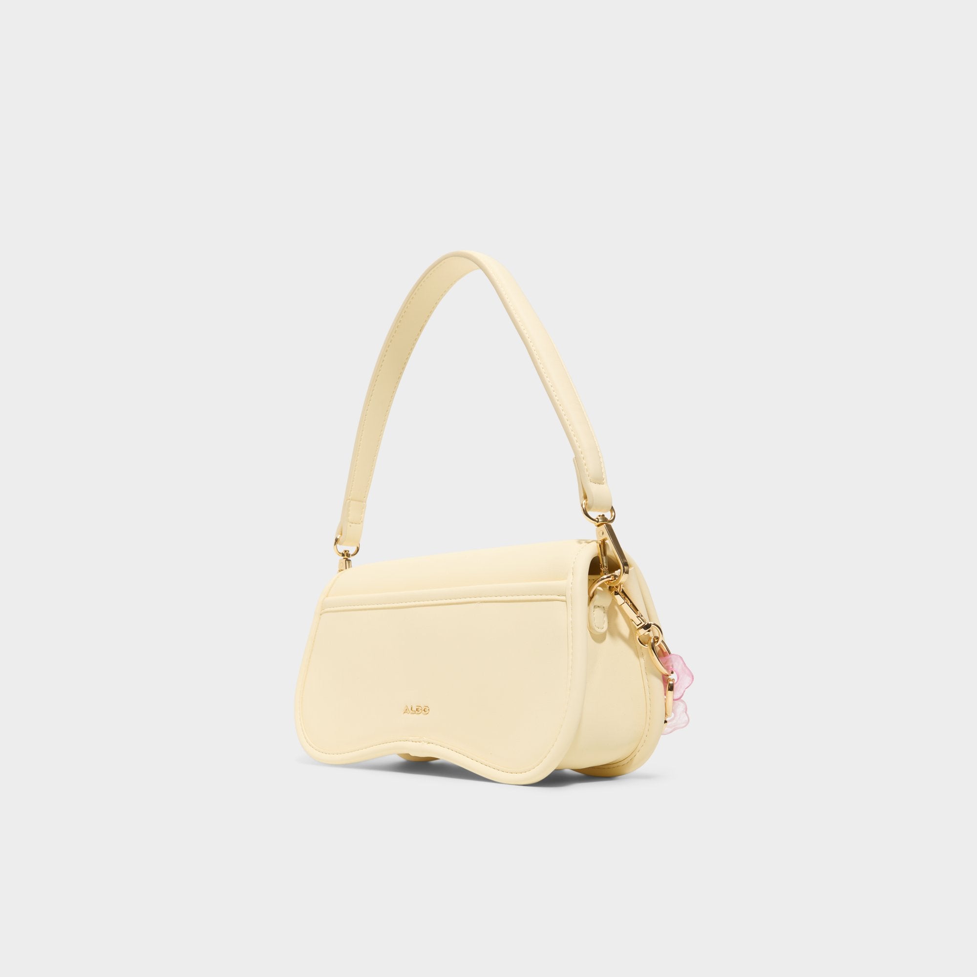 ALDO Clappertinaa sac bandoulière jaune chaîne