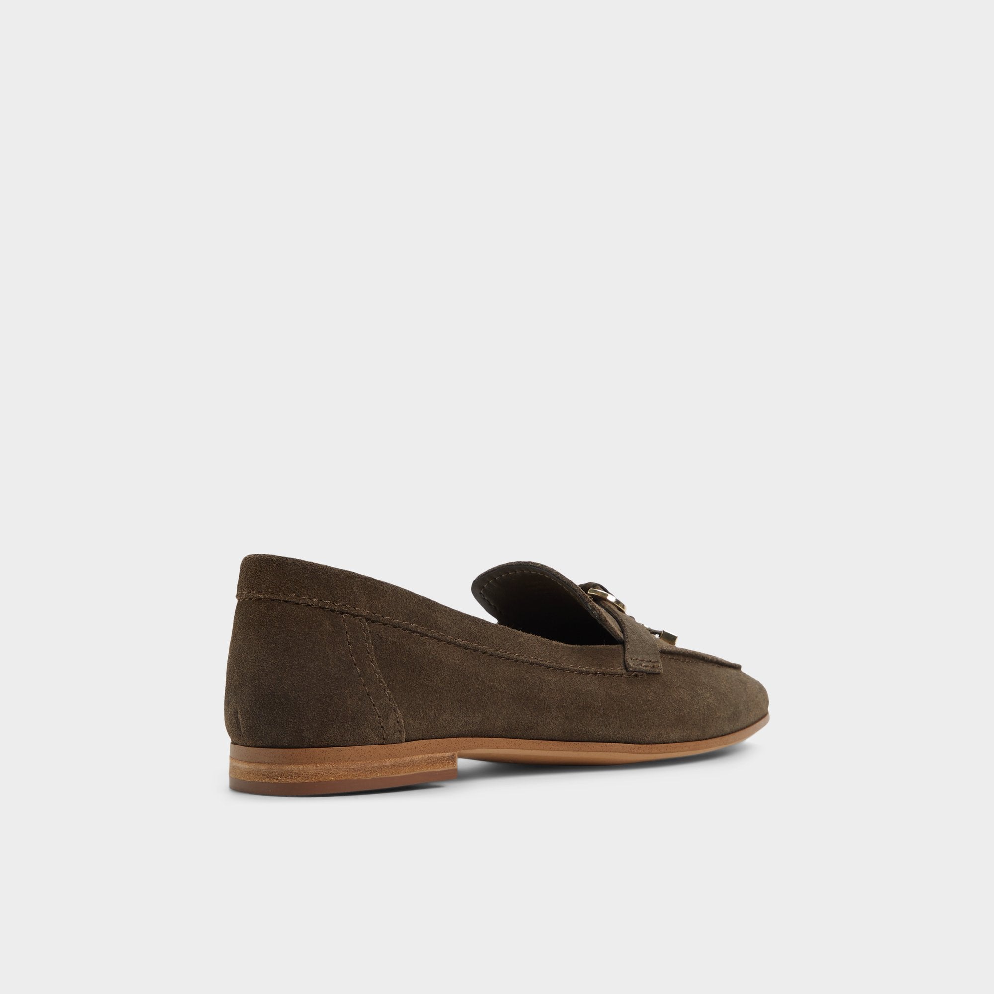 ALDO Ybilide mocassins olive boucle dorée