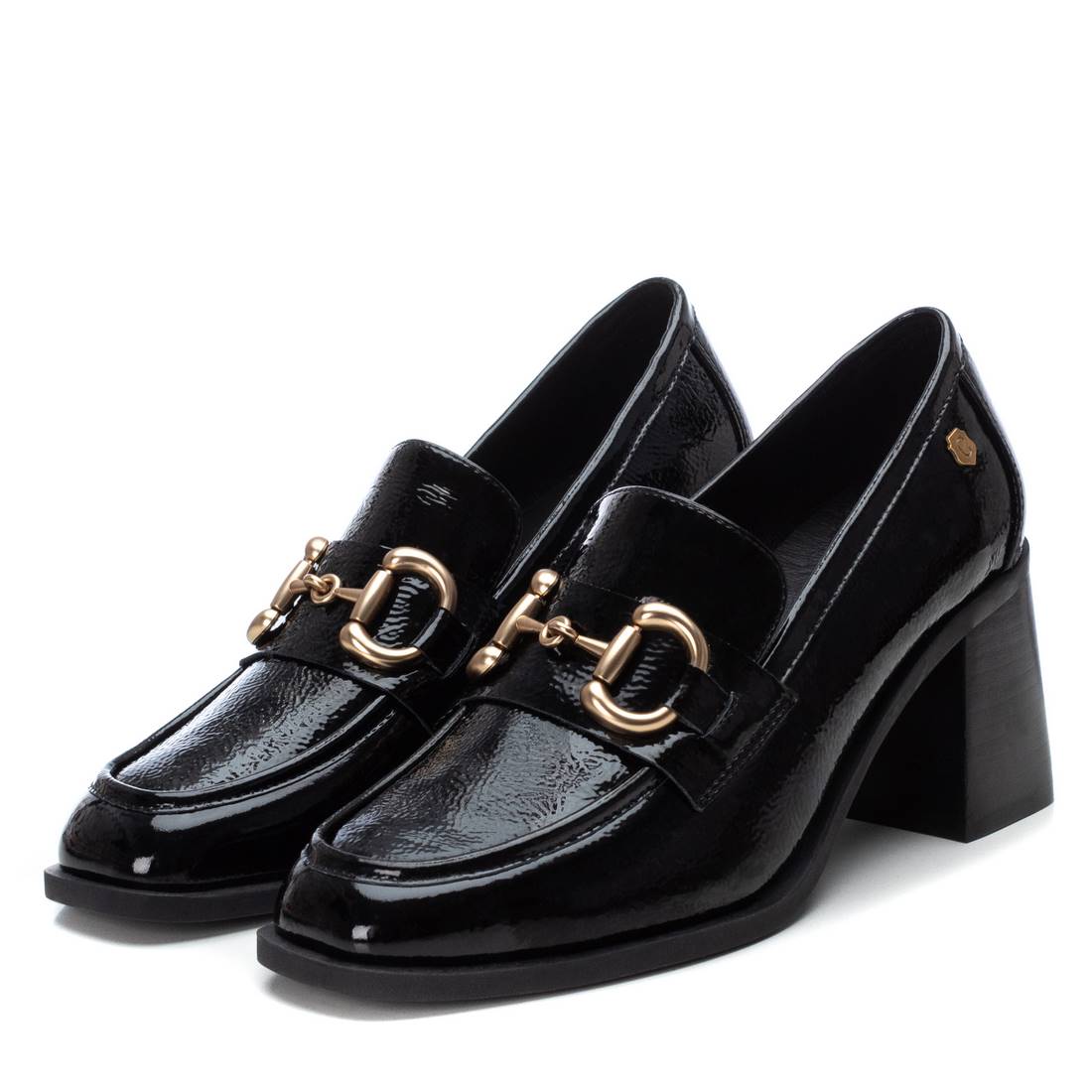 Carmela 16115701 mocassins femme cuir verni noir