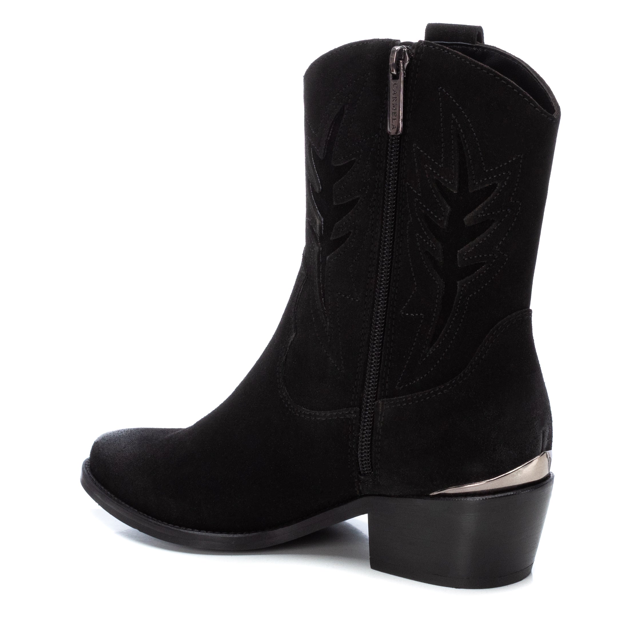 Carmela 16010501 bottines femme noir talon 5 cm