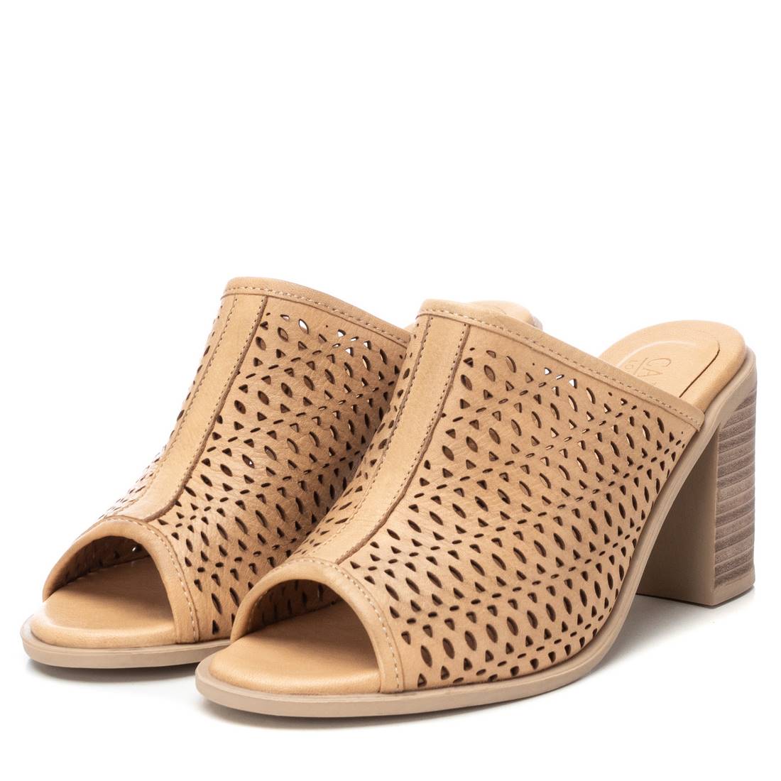 Carmela 16134705 sandale marron cuir talon 8 cm