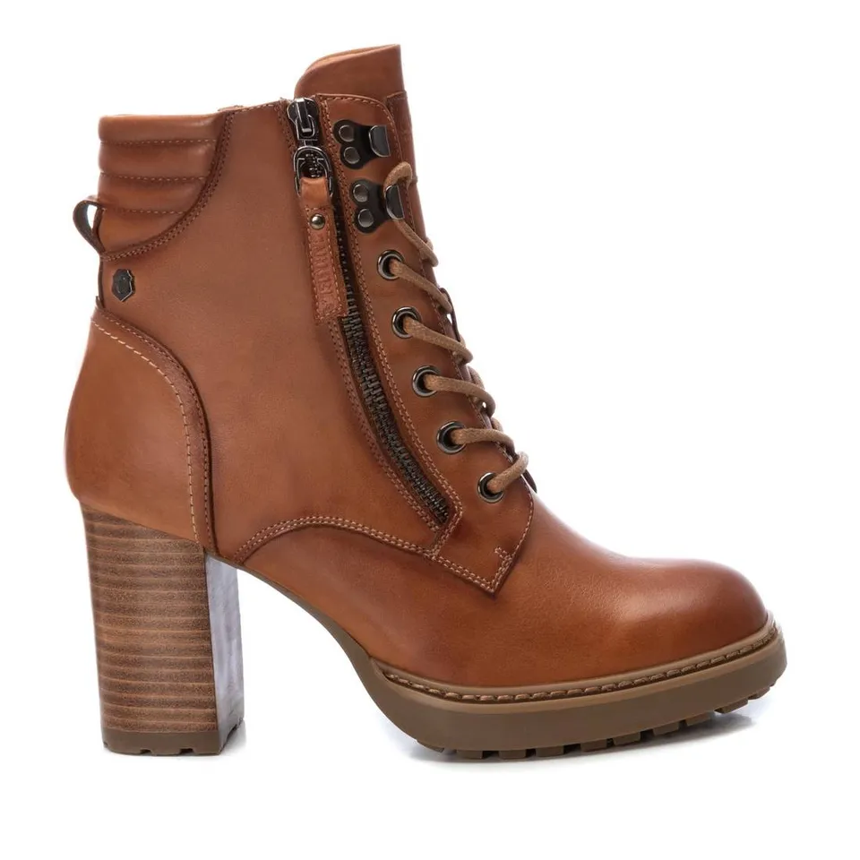 Carmela 16117802 bottines cuir marron talon 8 cm