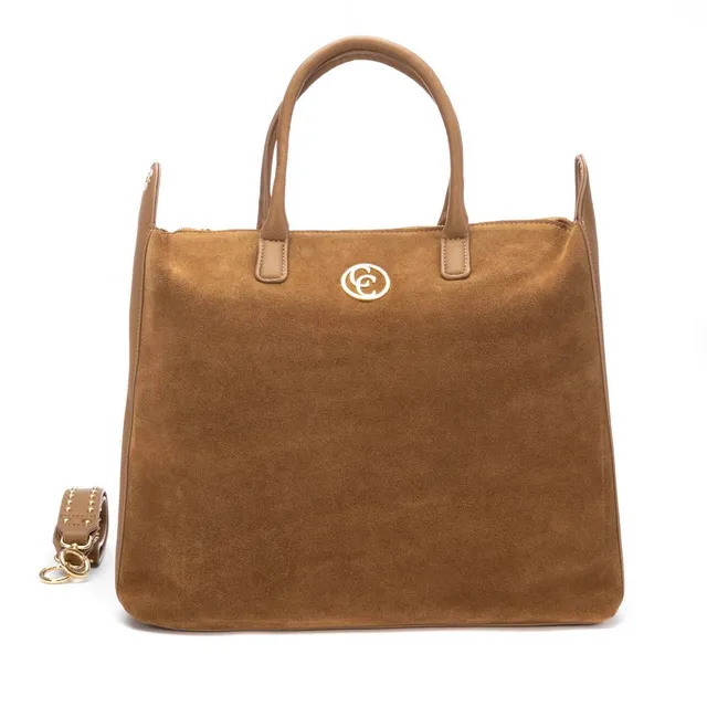 Carmela 18620201 sac épaule femme camel cuir