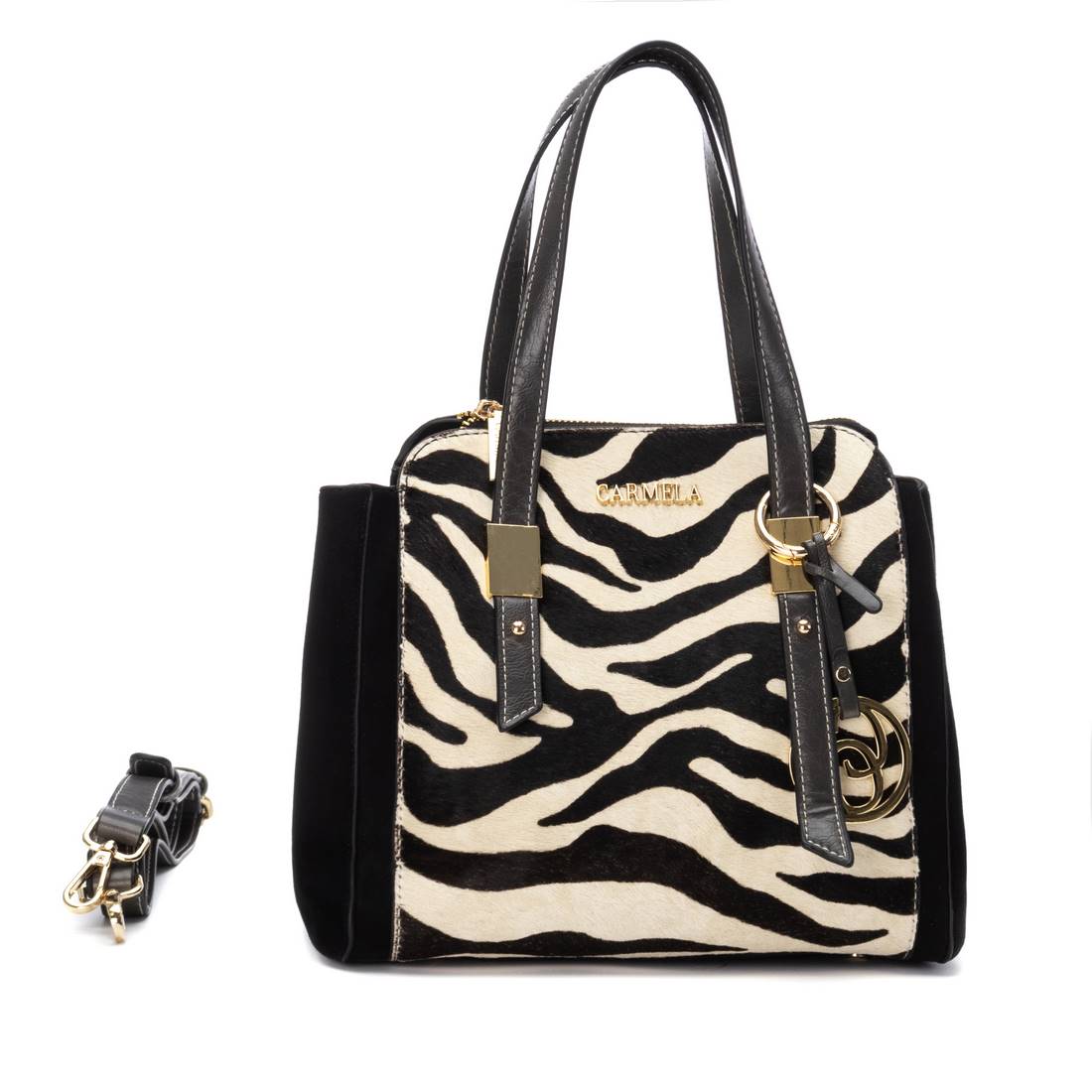 Carmela 18618401 sac à main noir textile