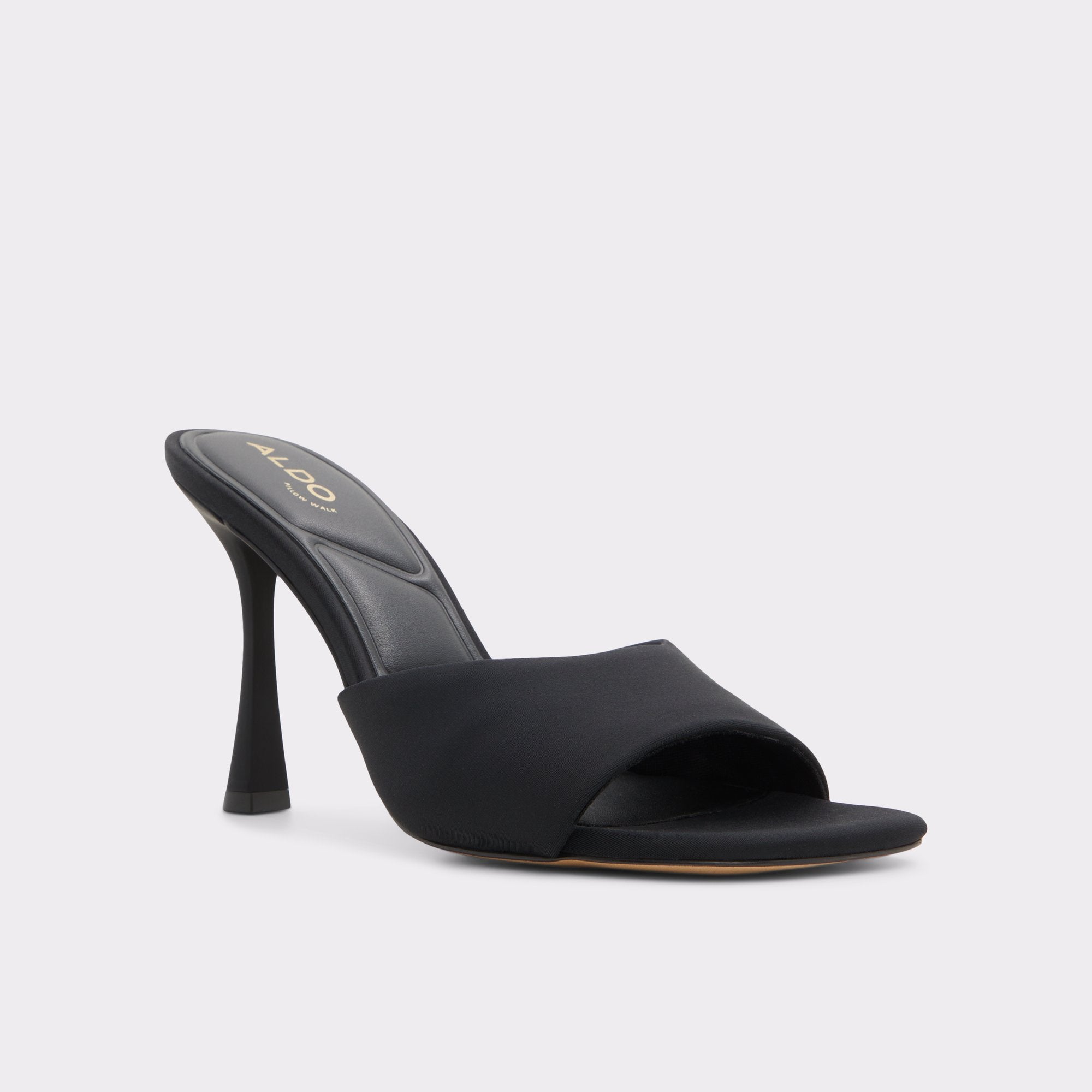 ALDO Evadalia mules noires talon aiguille