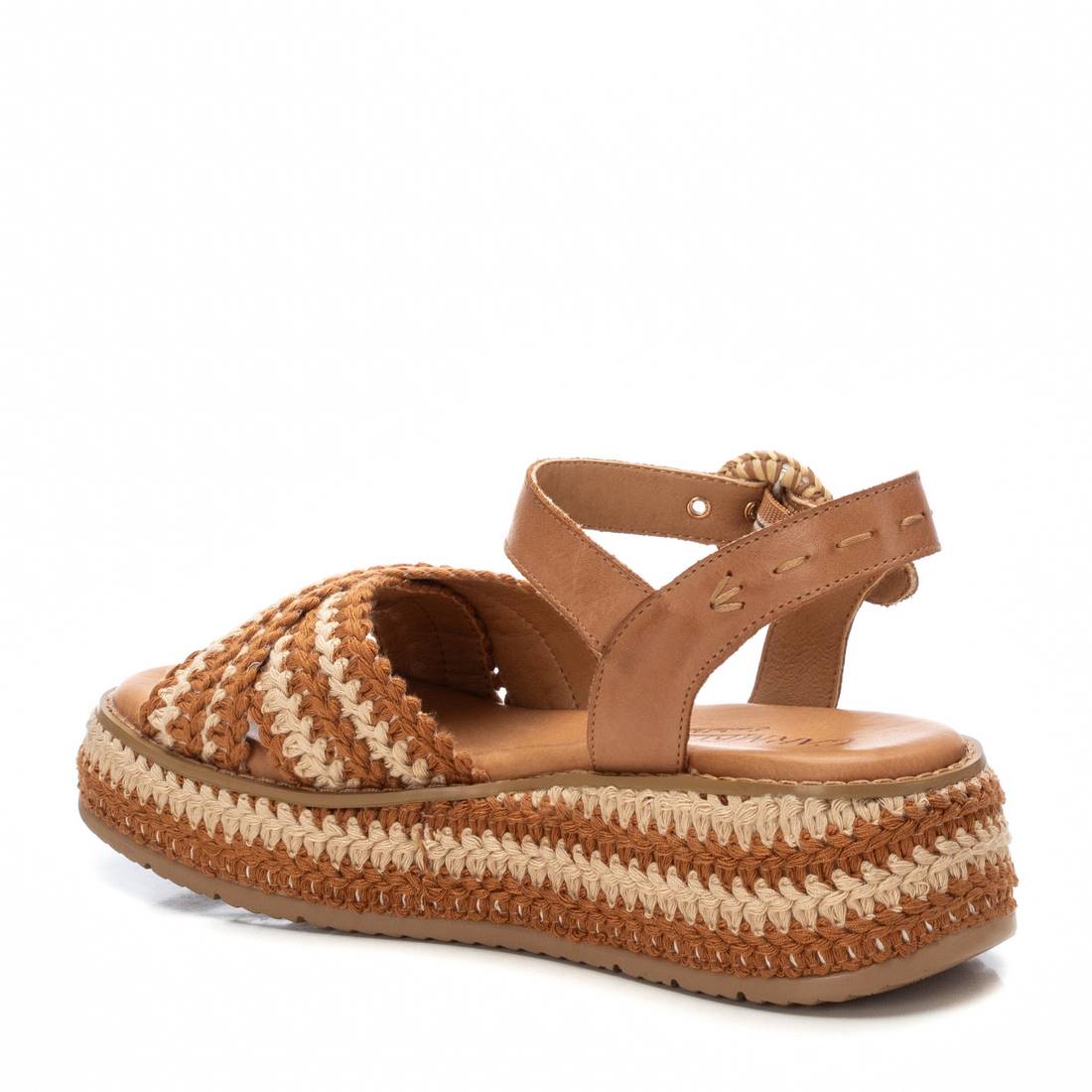 Carmela 16235601 sandale compensée camel 5 cm