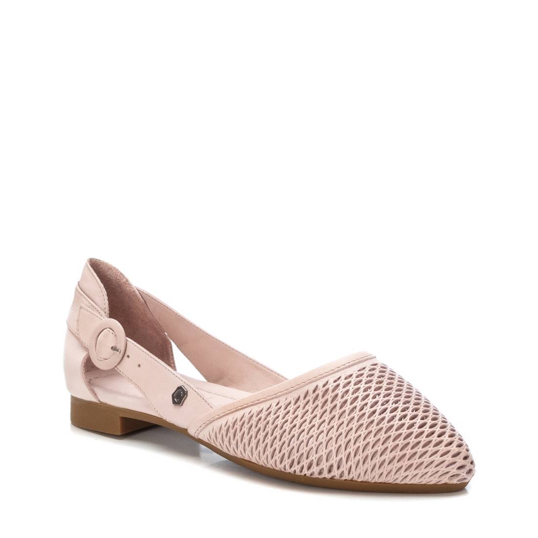 Carmela 16076007 ballerine cuir marron ajourée