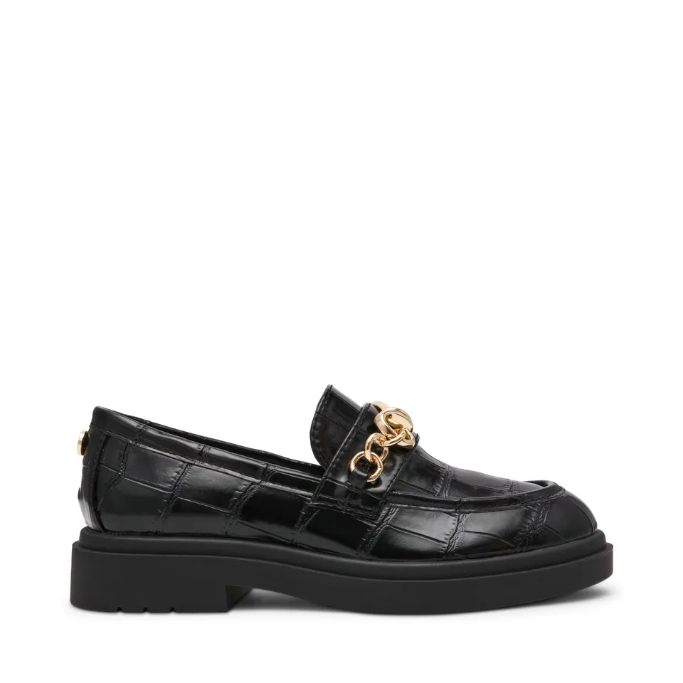 Steve Madden Pre-Launch ballerine noire croco synthétique