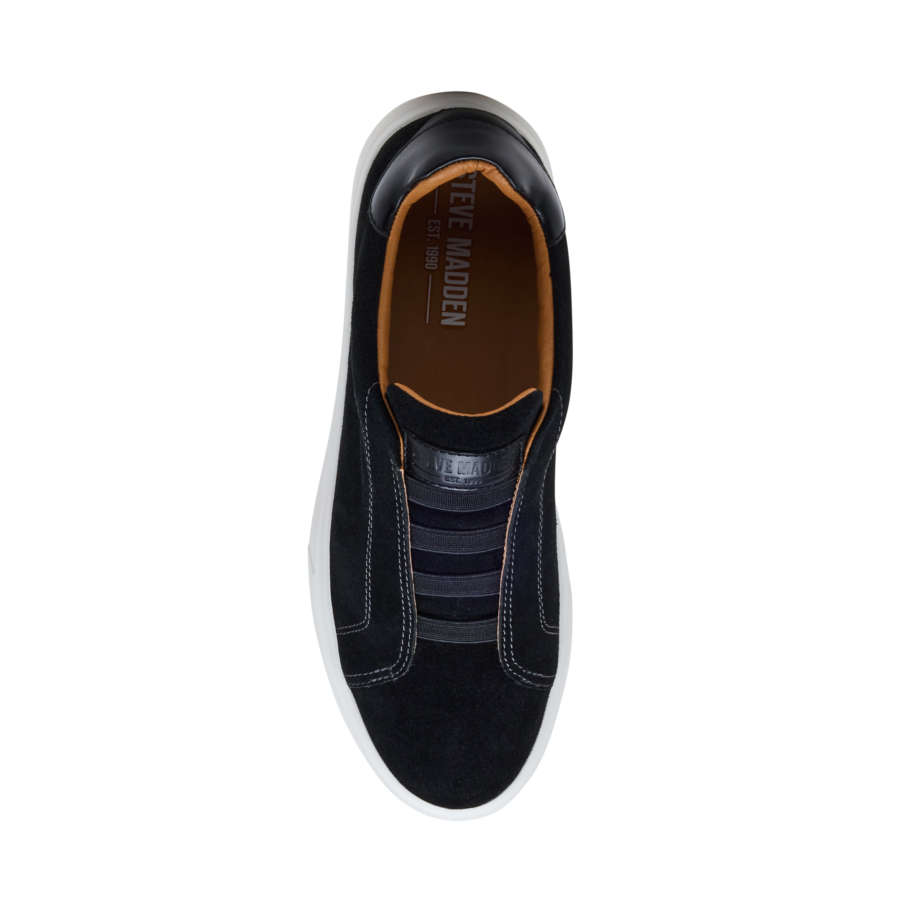 Steve Madden Sandrai baskets homme noires daim basses