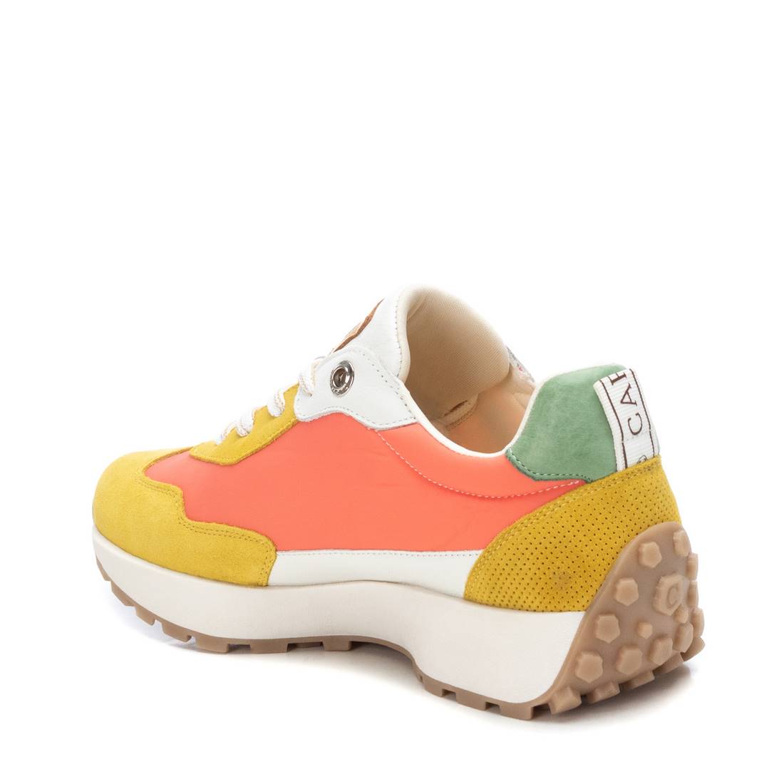 Carmela 16066407 basket cuir jaune pastel