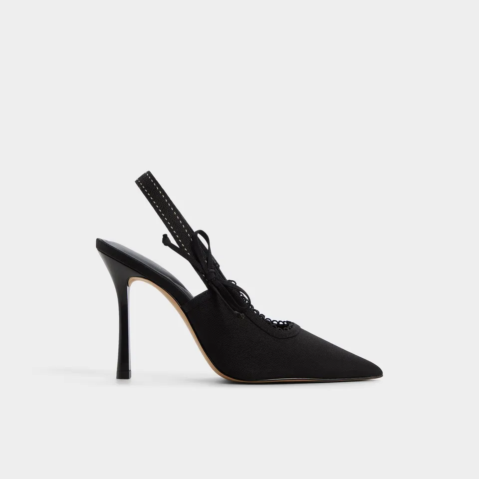 ALDO Hennie bottes noires talon nœud