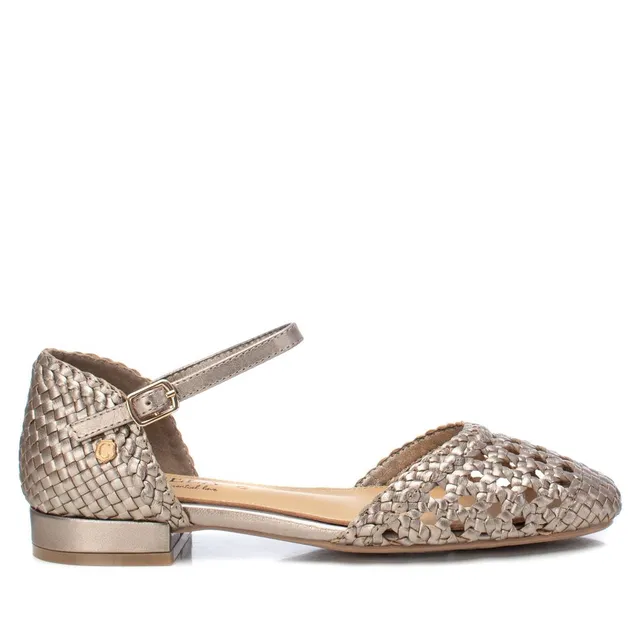 Carmela 16147102 ballerine cuir gris à bride