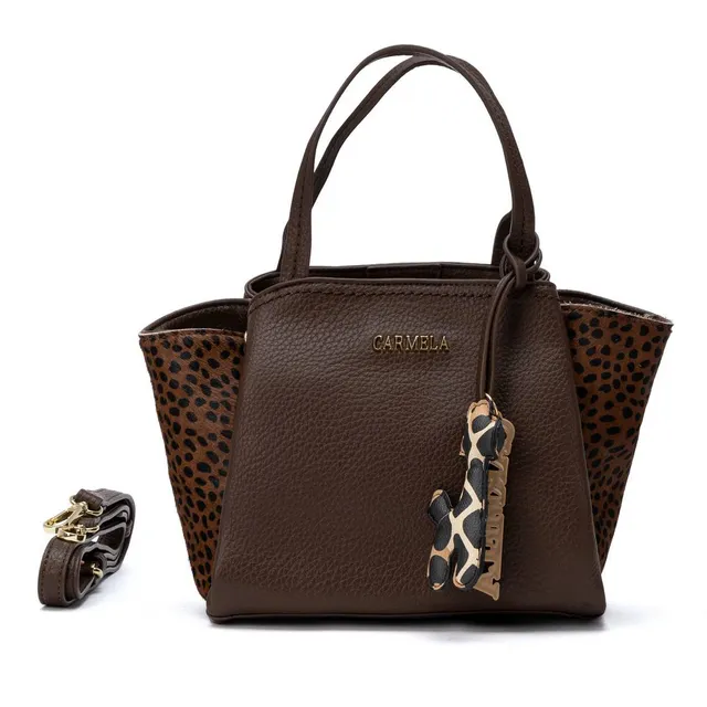 Carmela 18624802 sac mallette femme marron animal