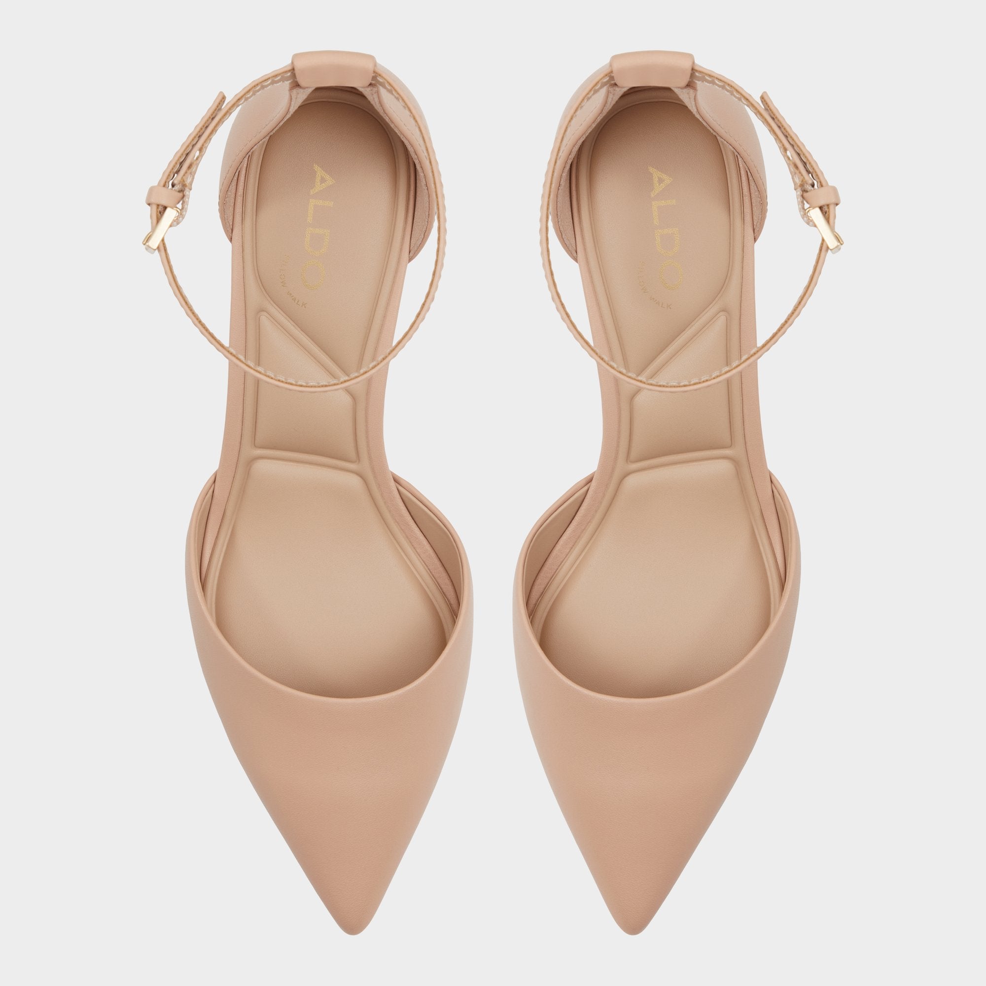 ALDO Uneral escarpins D’Orsay talon bloc beige