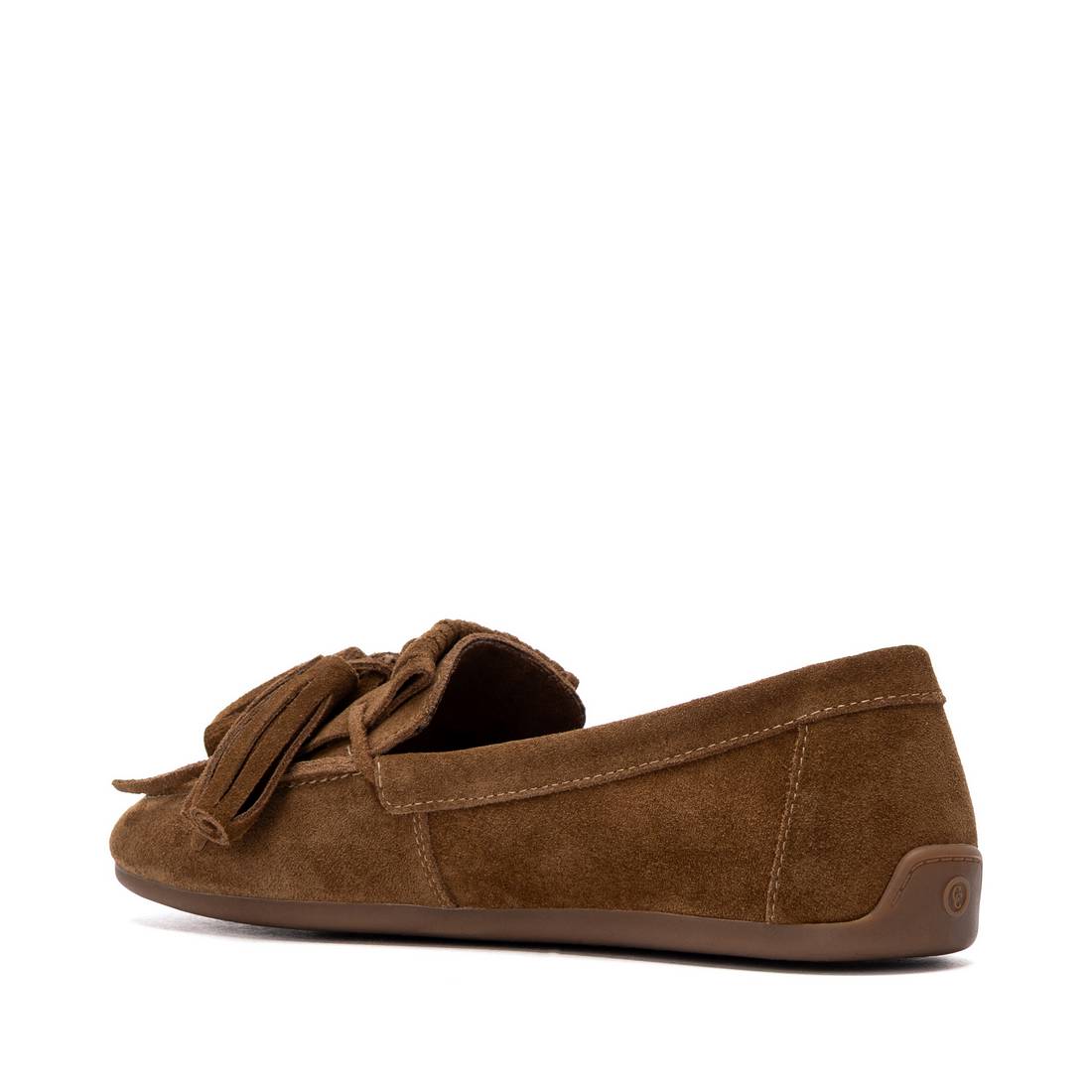 Carmela 16414604 mocassins cuir camel suède