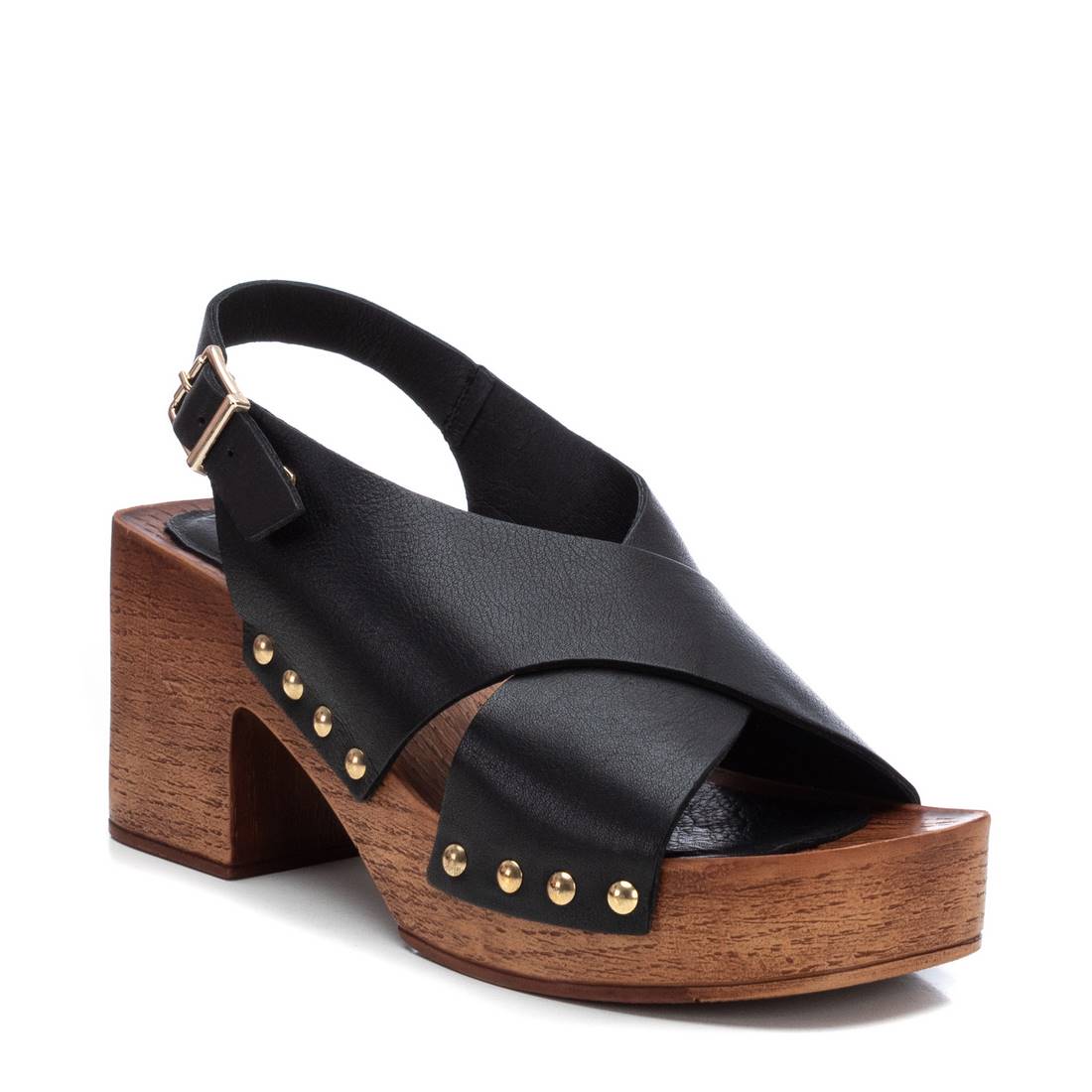 Carmela 16078104 sandales femme noires cuir