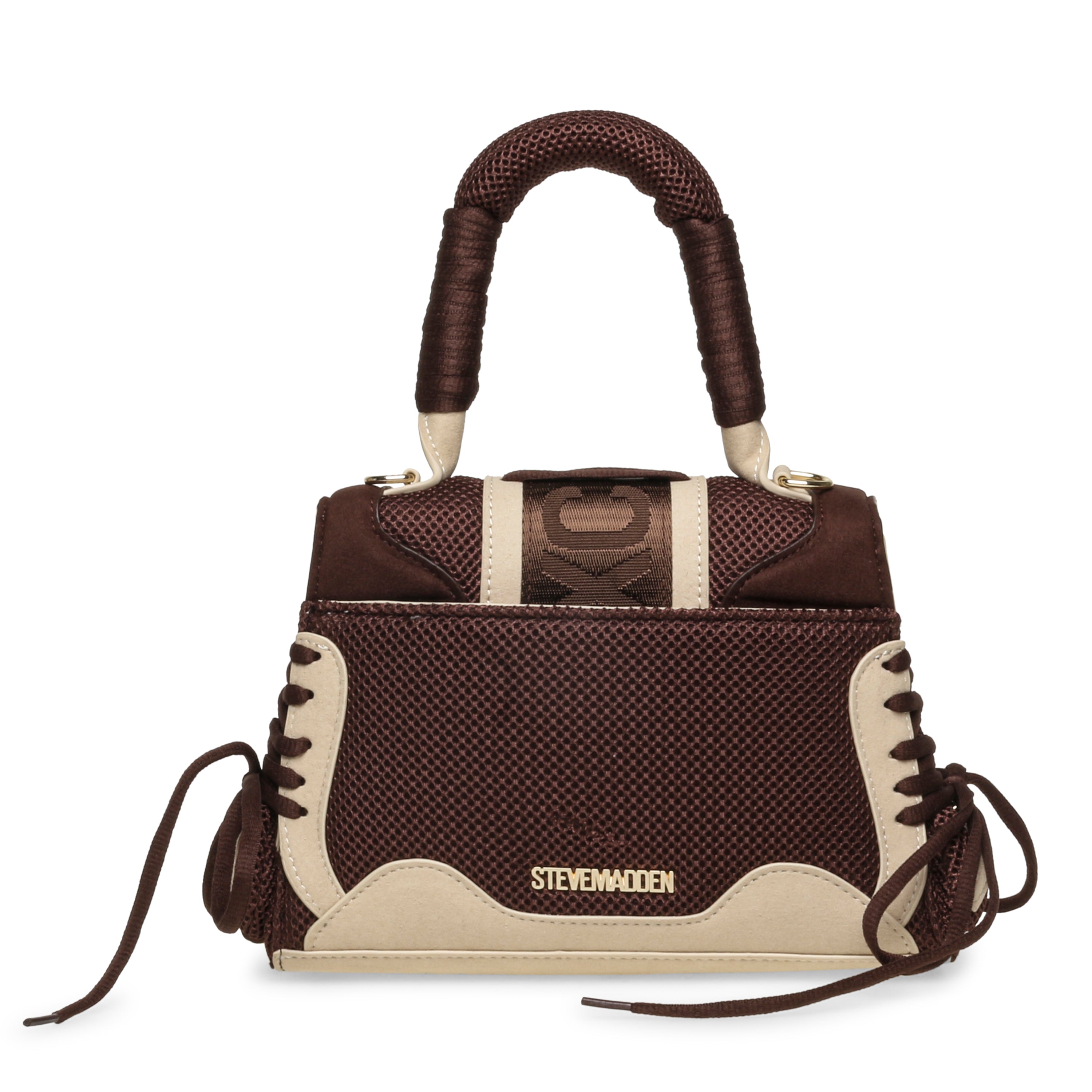 Steve Madden Bdiego-M sac main chocolat dore 23 cm