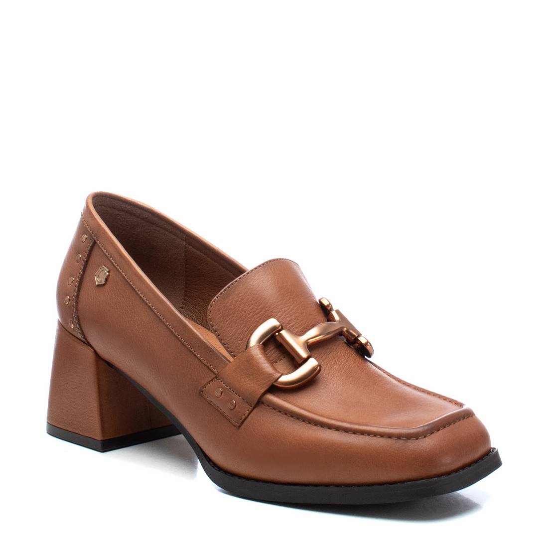Carmela 16194102 mocassins femme marron cuir talon 6 cm