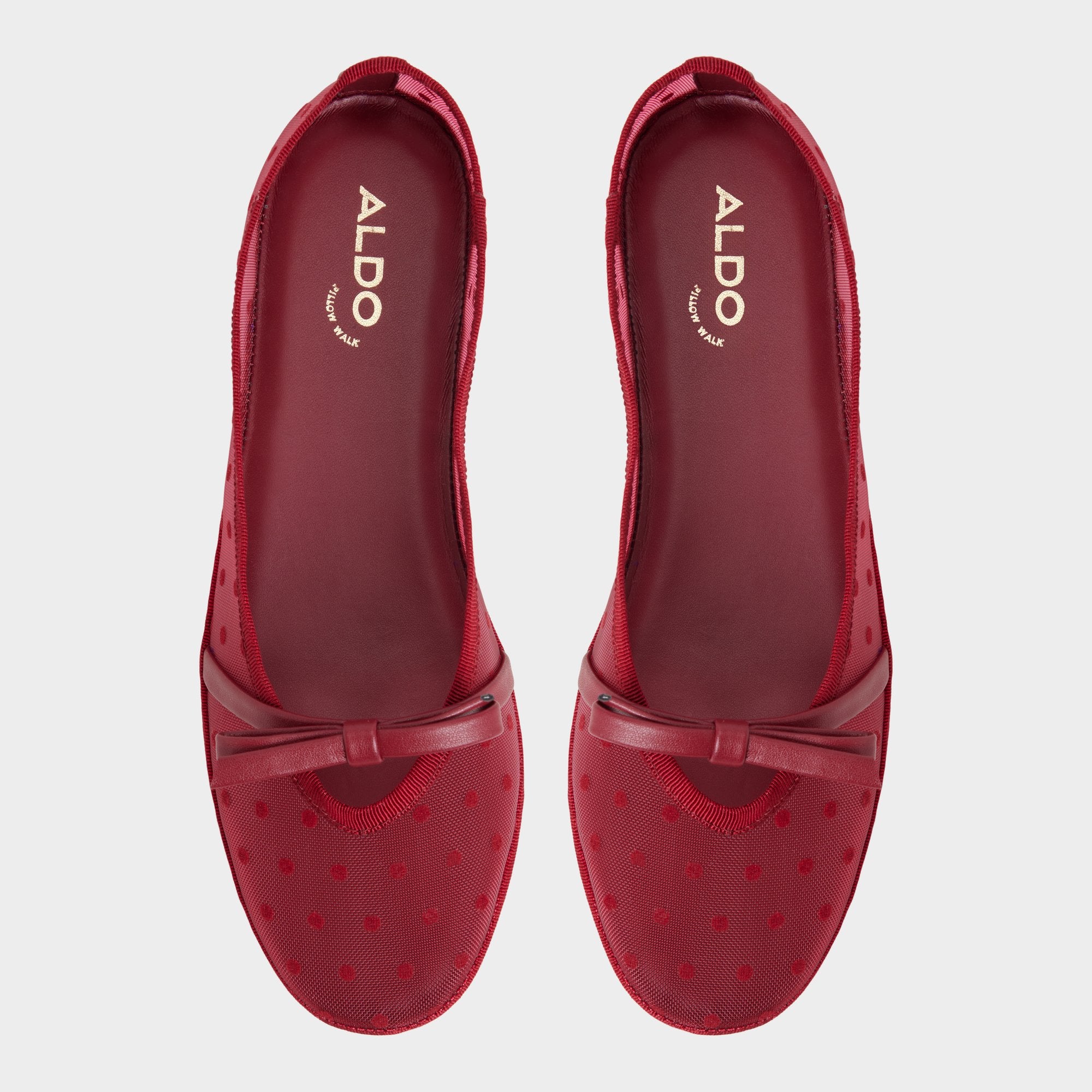 ALDO Aurabella ballerines mesh cerise