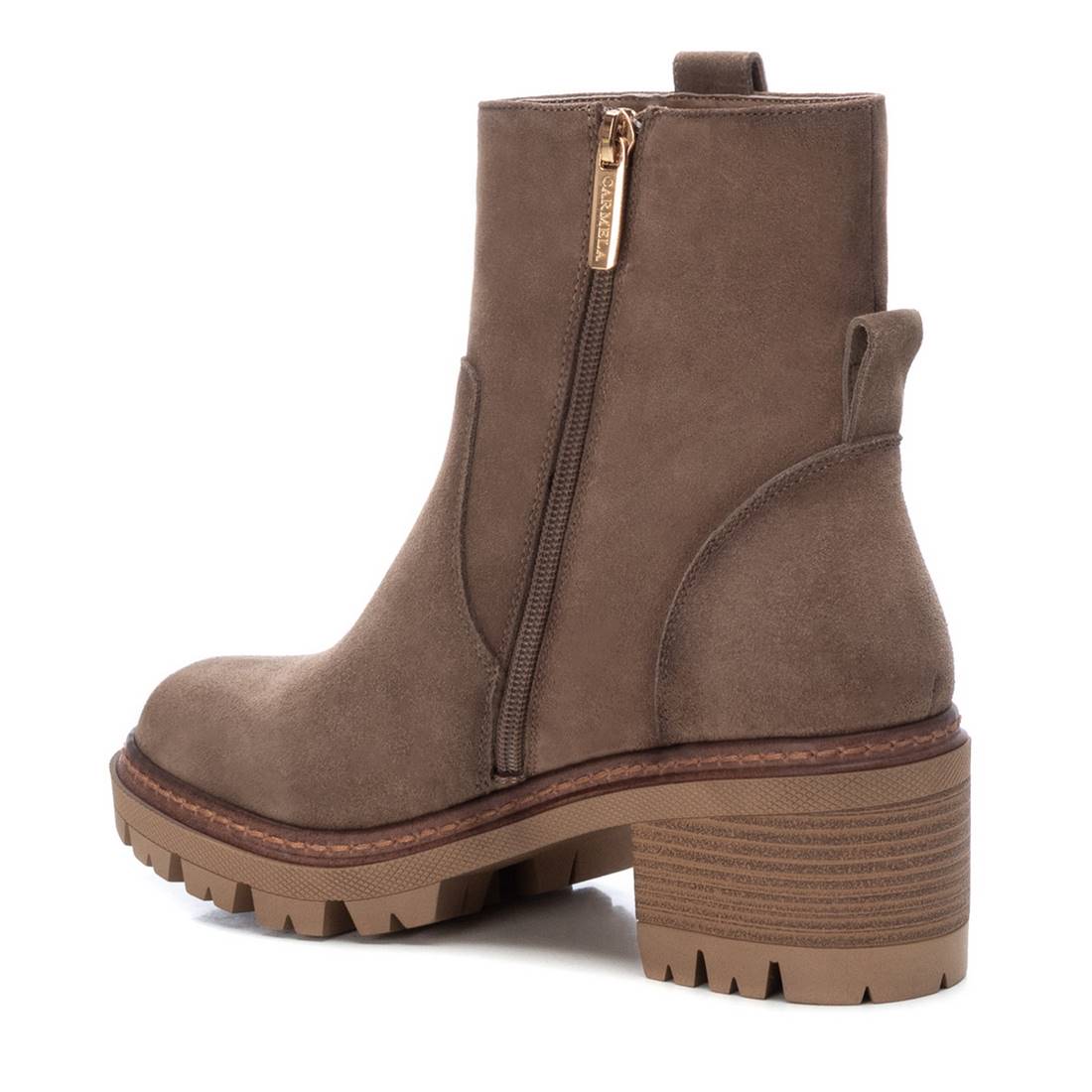 Carmela 16096702 bottine femme suède marron talon 6 cm