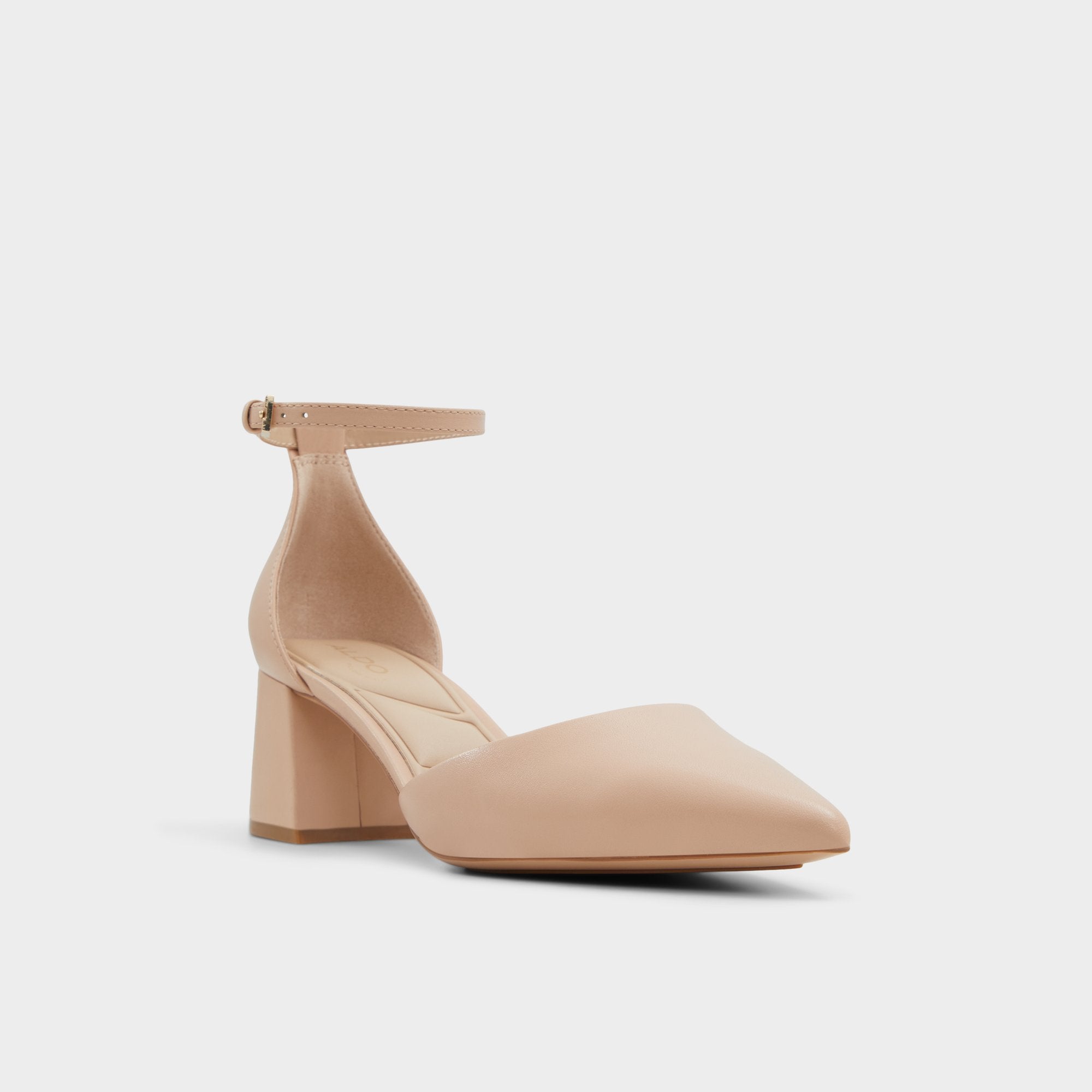 ALDO Uneral escarpins D’Orsay talon bloc beige