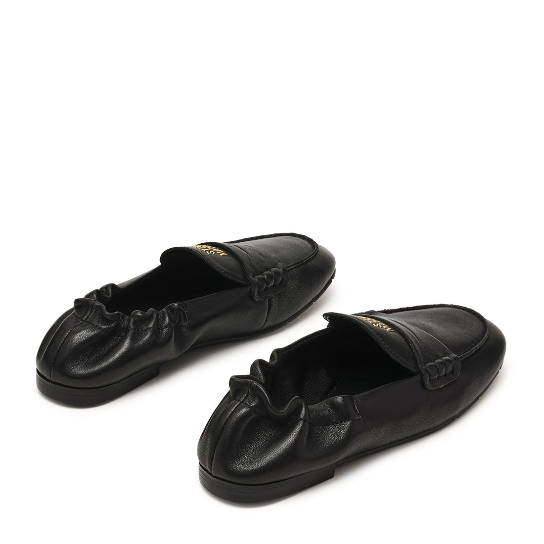 Steve Madden Newbury ballerine cuir noir sans lacets