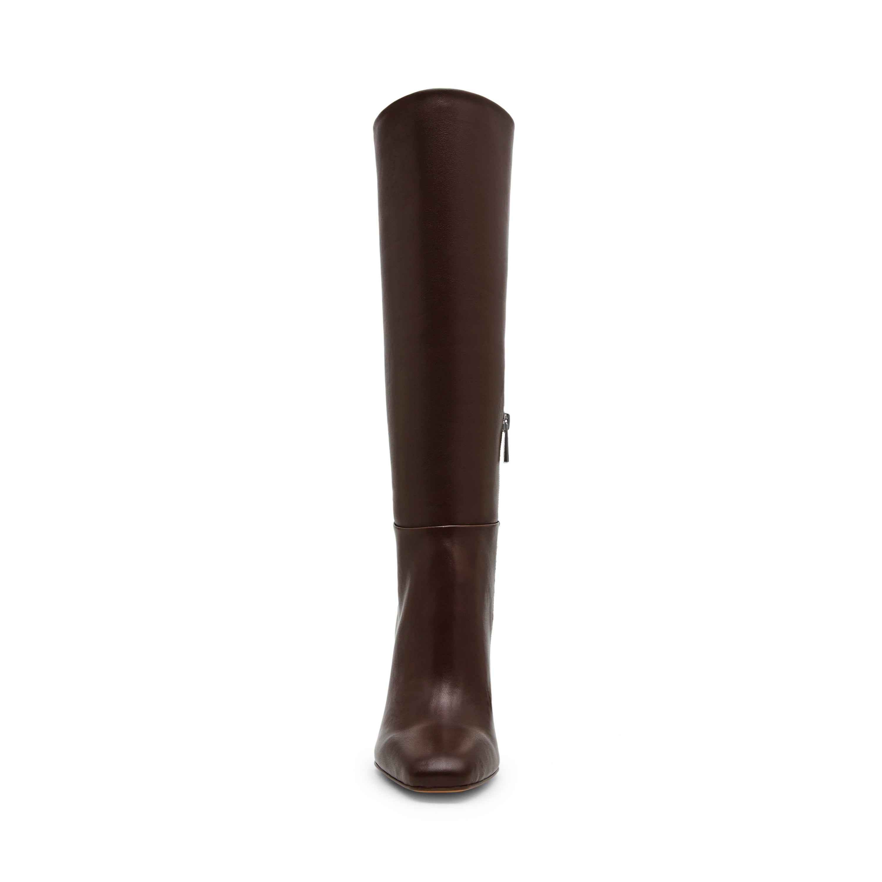Steve Madden Ally botte haute marron café talon 10 cm