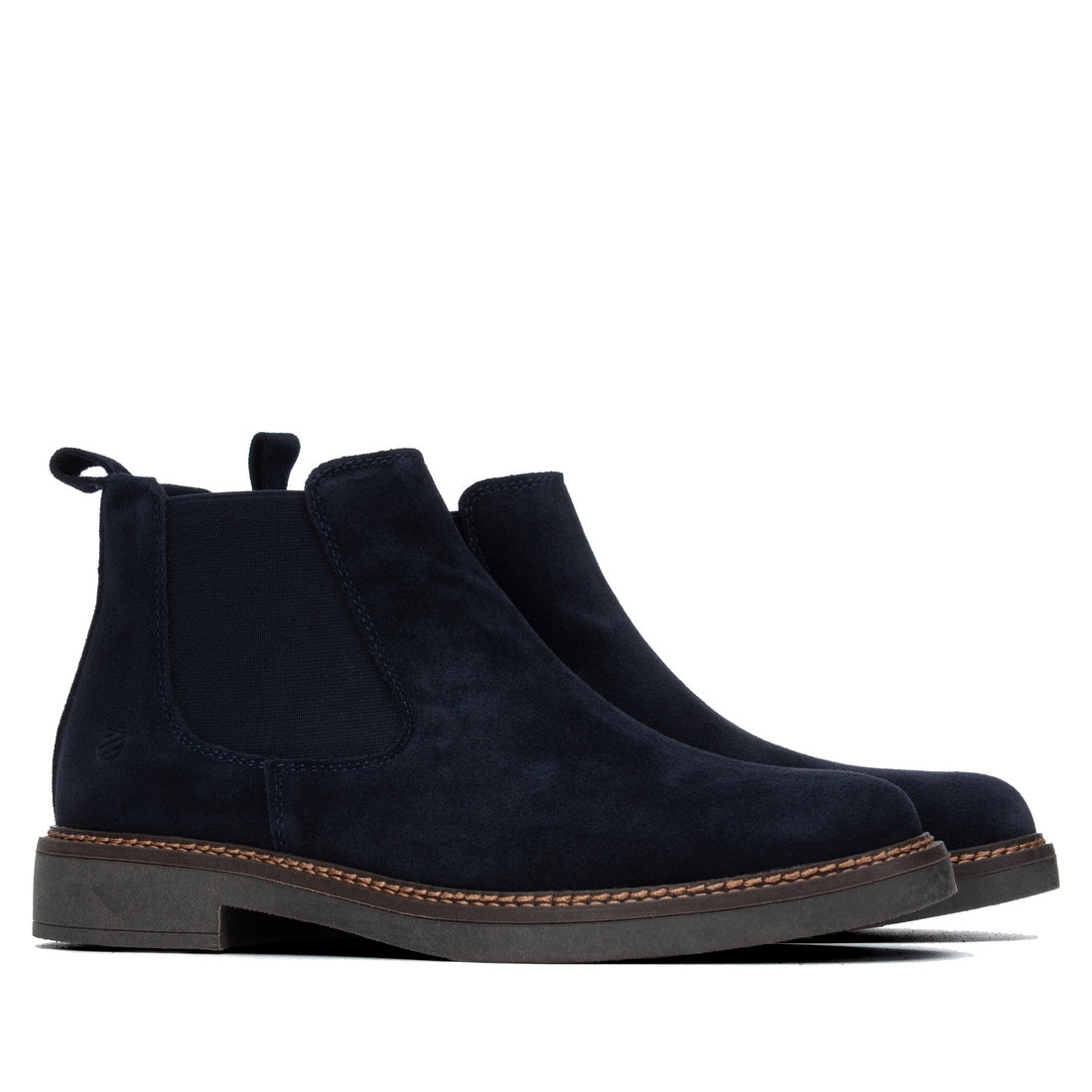 Carmela 16434803 boots homme navy cuir suède