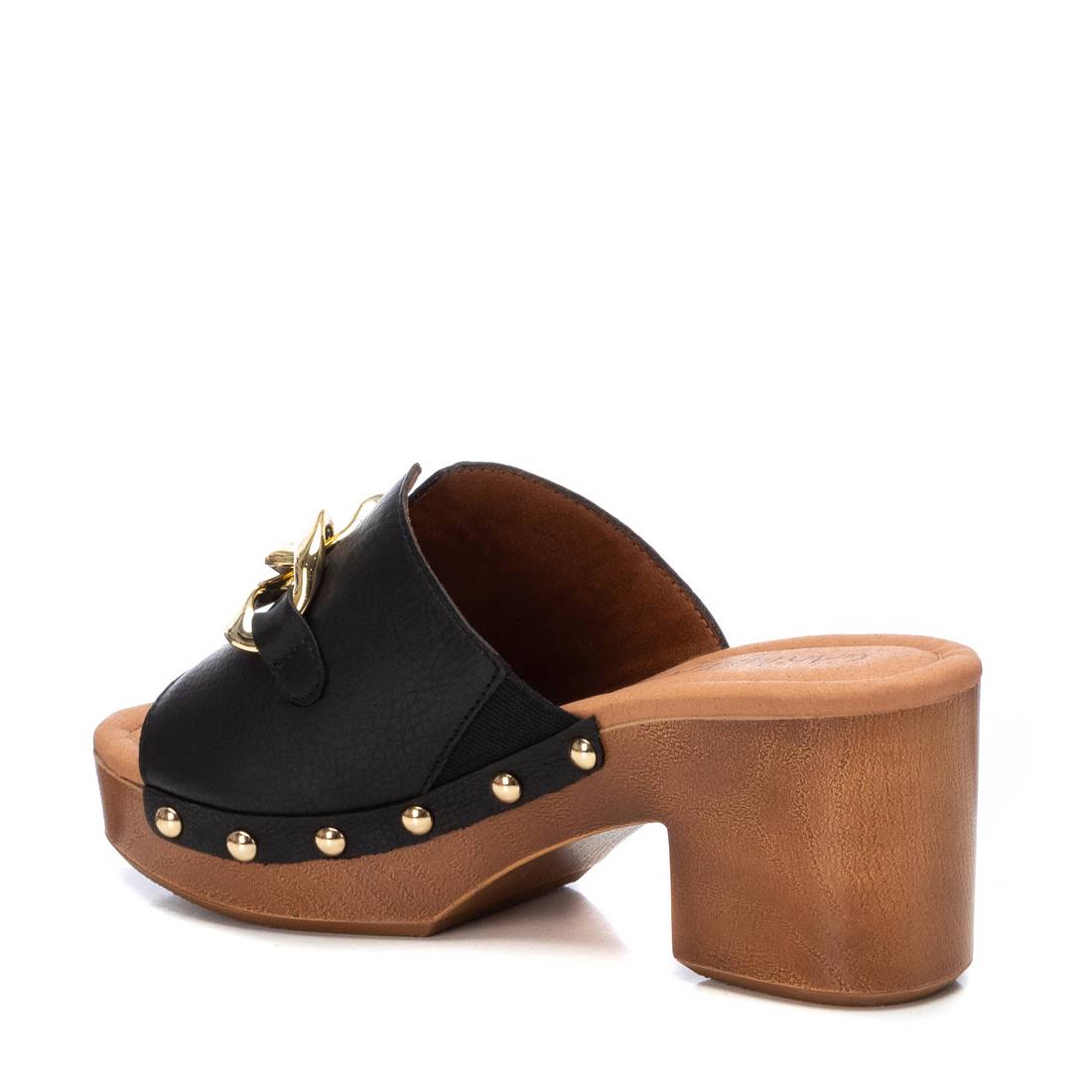 Carmela 16071503 sabots noirs cuir talon 7 cm