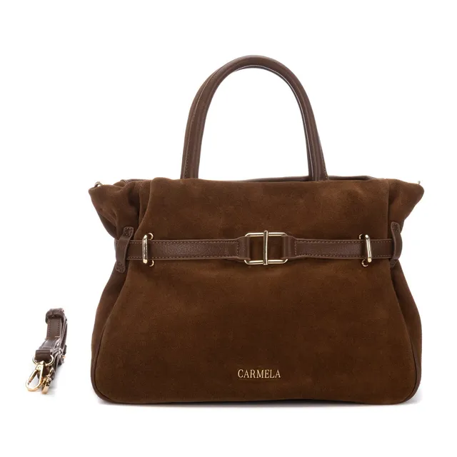 Carmela 18623002 sac mallette camel simili cuir