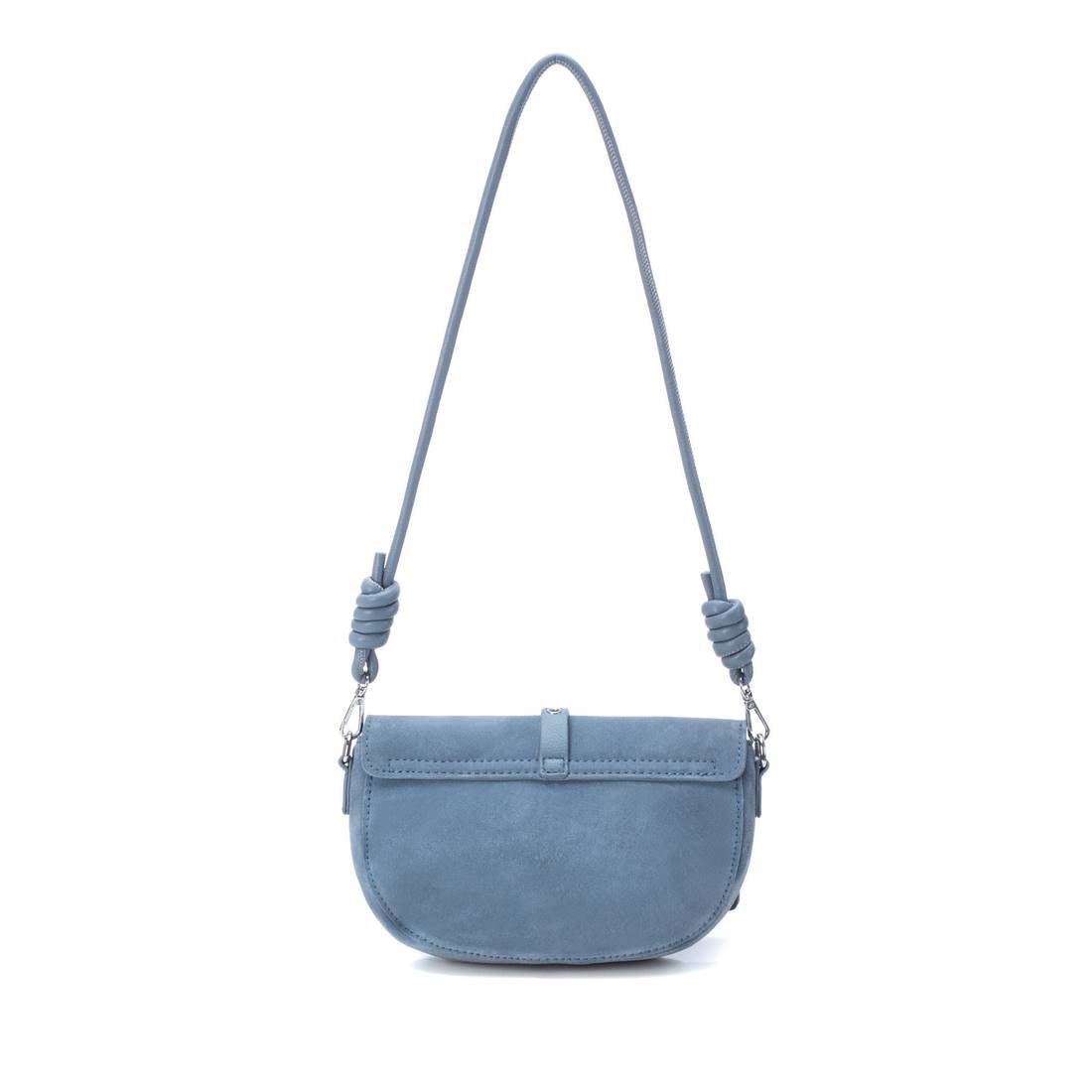 Carmela 18604705 sac cuir bleu bandoulière 23 cm