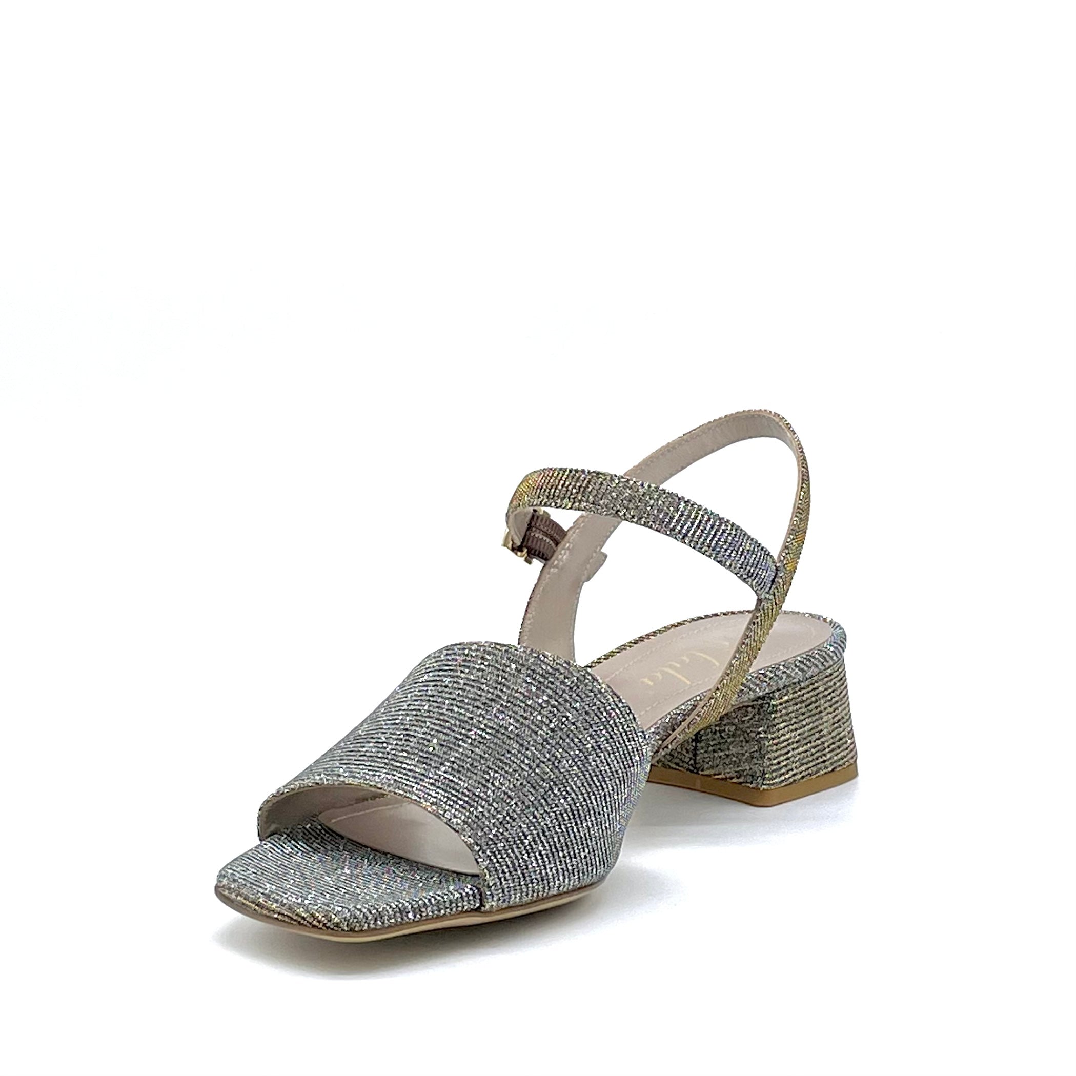 ELATA 13141 sandale bronze laminé talon 3,5