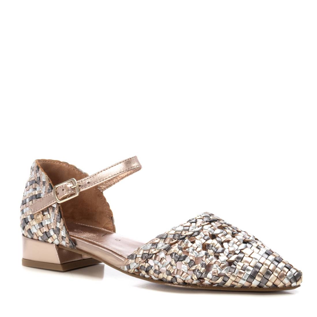 Carmela 16233901 ballerine cuir nude bride cheville