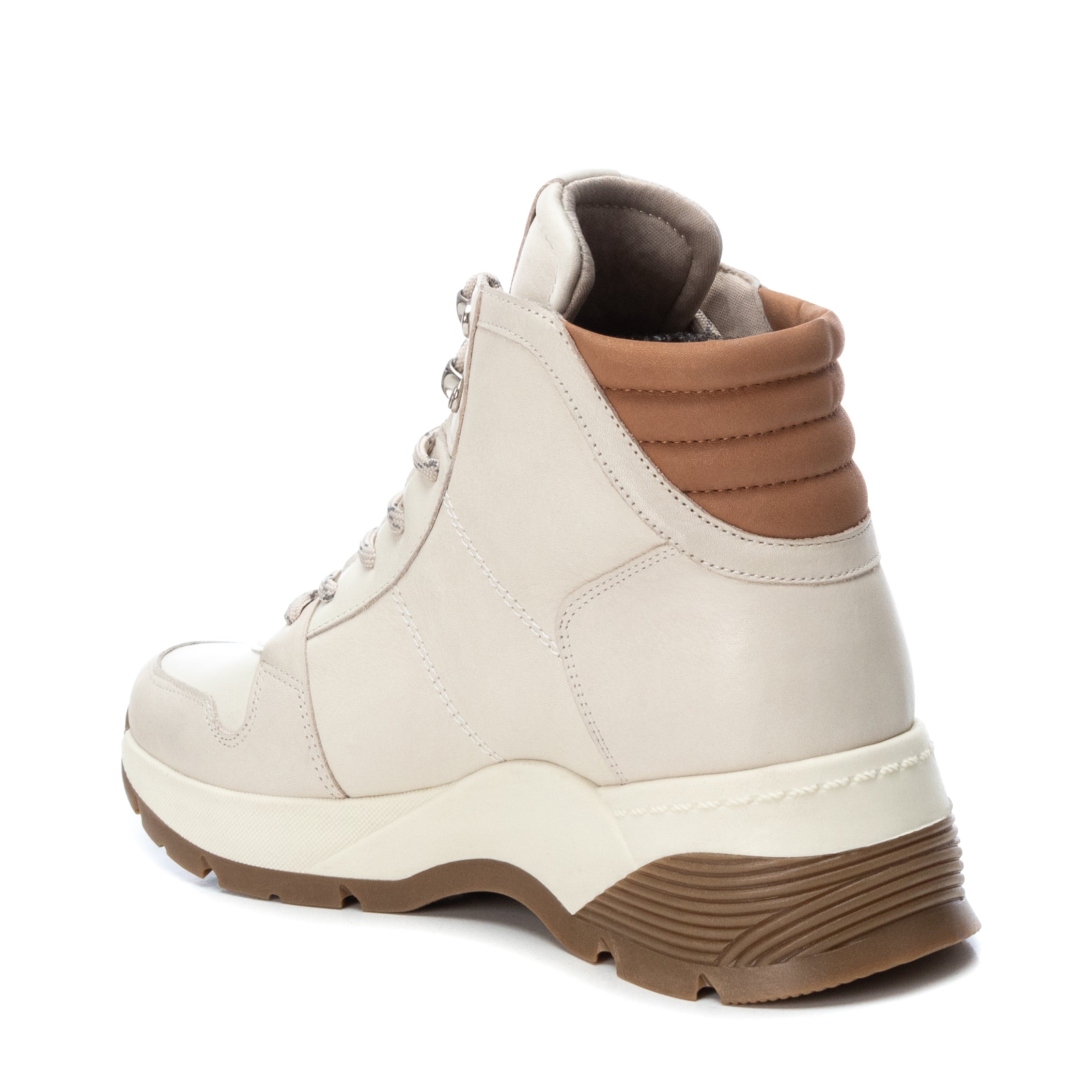 Carmela 16022102 Basket Bottine Femme Cuir Blanc
