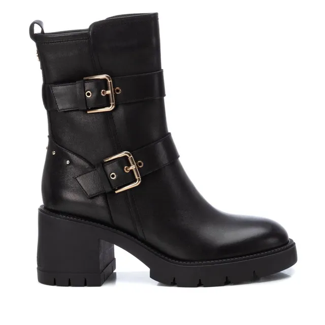 Carmela 16189601 bottines cuir noir talon 8 cm