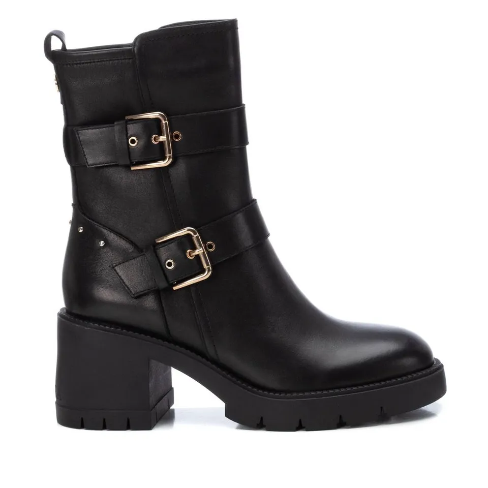 Carmela 16189601 bottines cuir noir talon 8 cm