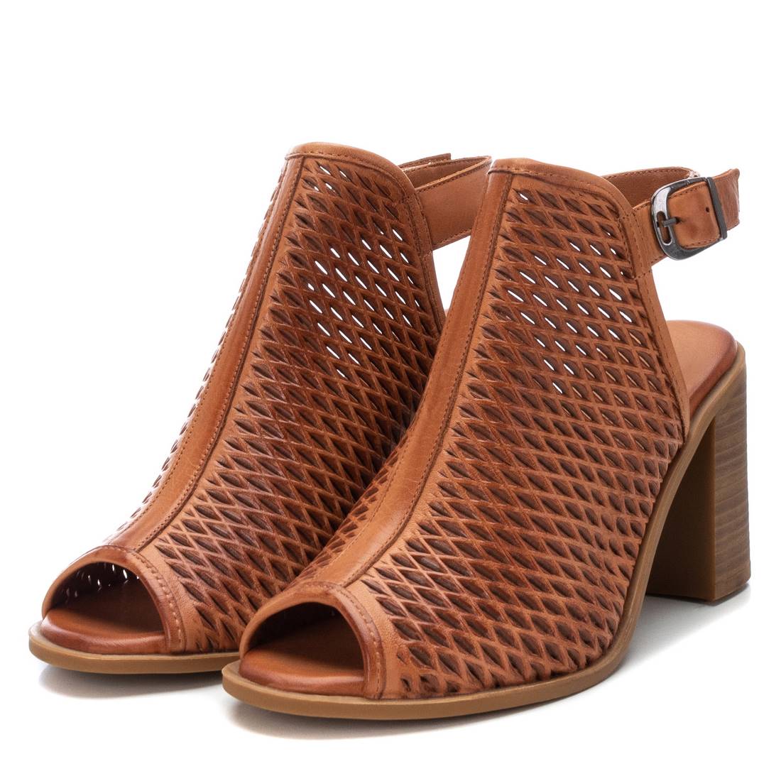 Carmela 16064201 sandale cuir marron 9cm